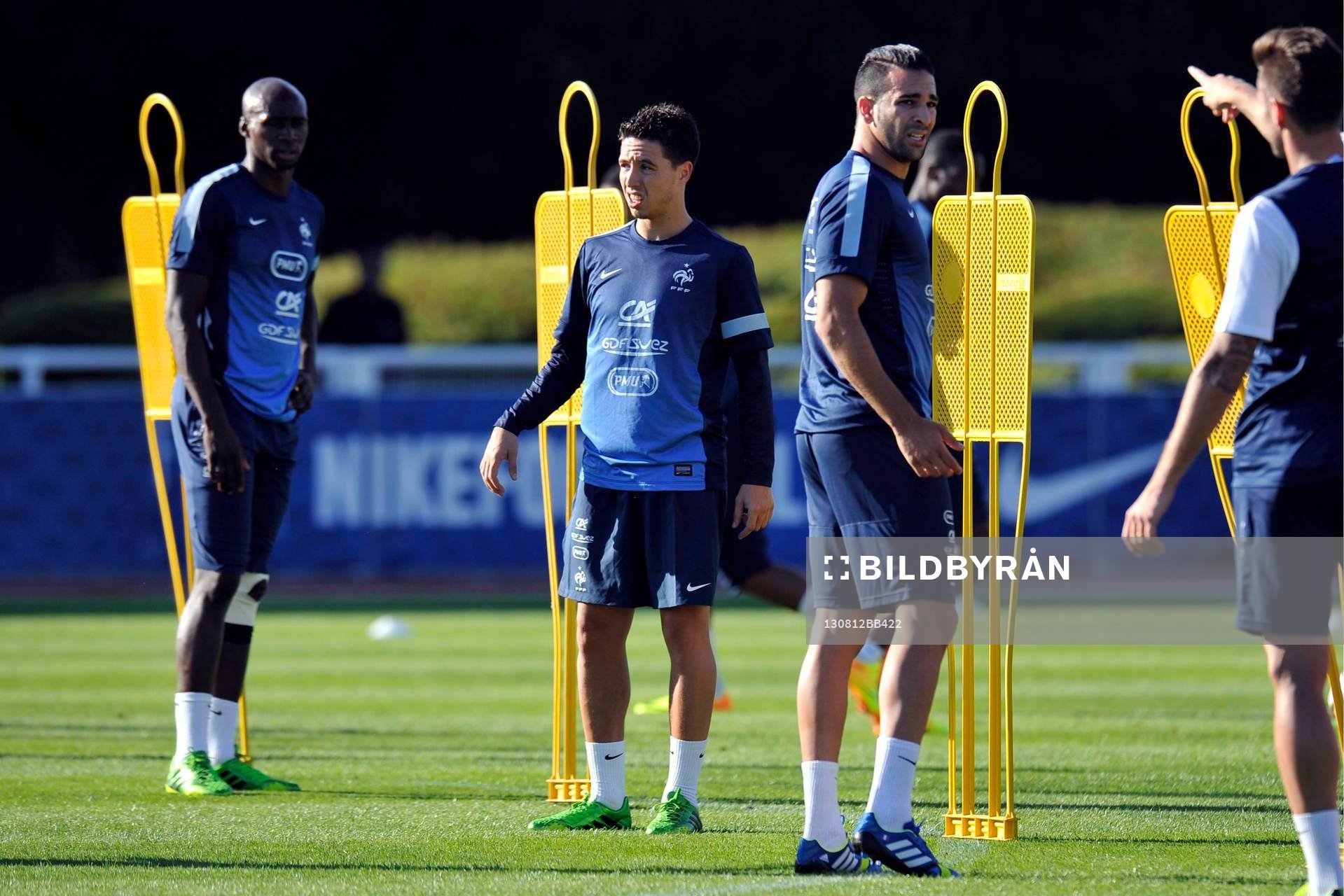 Samir NASRI / Adil RAMI - 12.08.2013 - Entrainement de