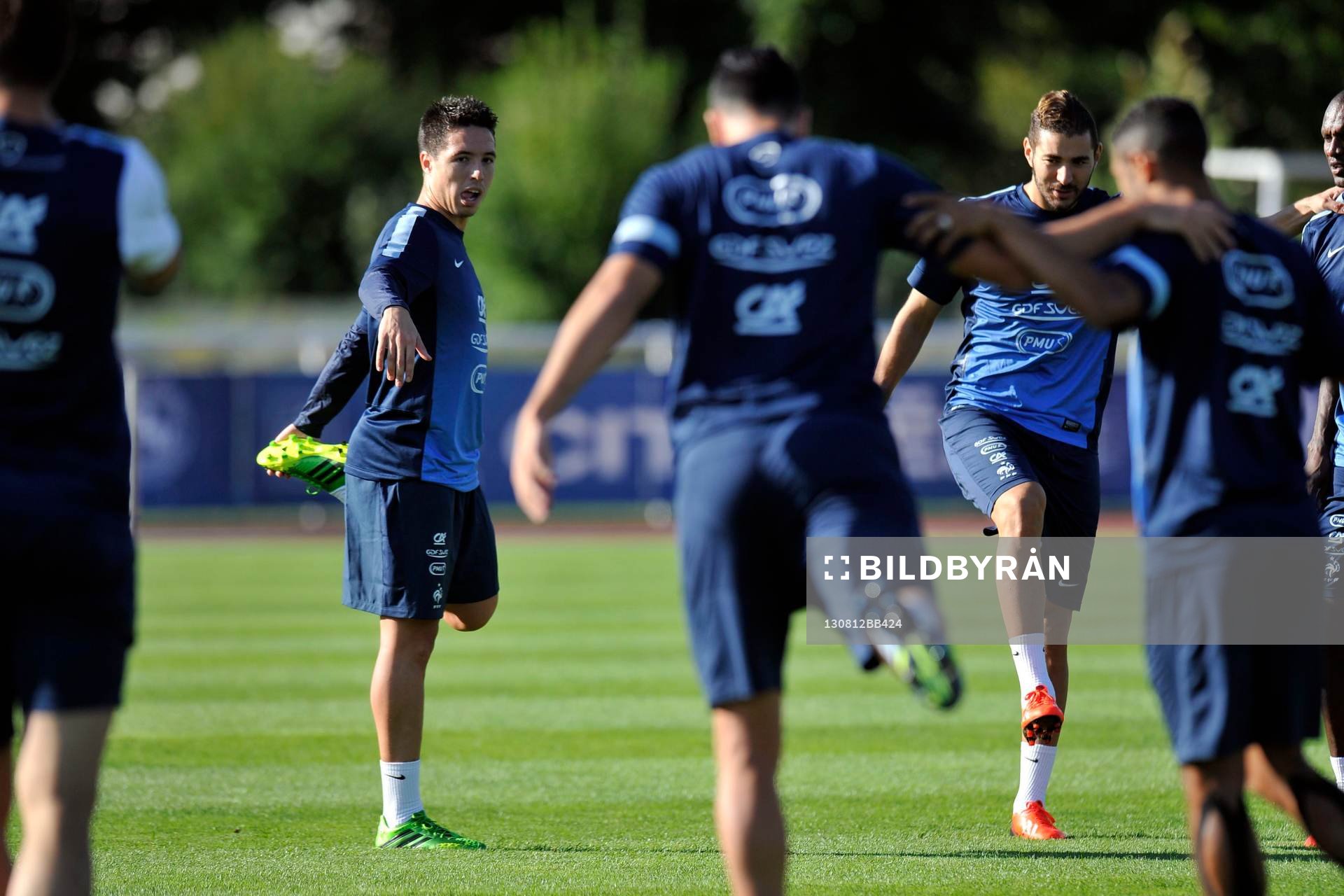  Fotboll, Frankrike, Träning: Samir NASRI - 12.08.2013 - Entrainement de l'Equipe de France