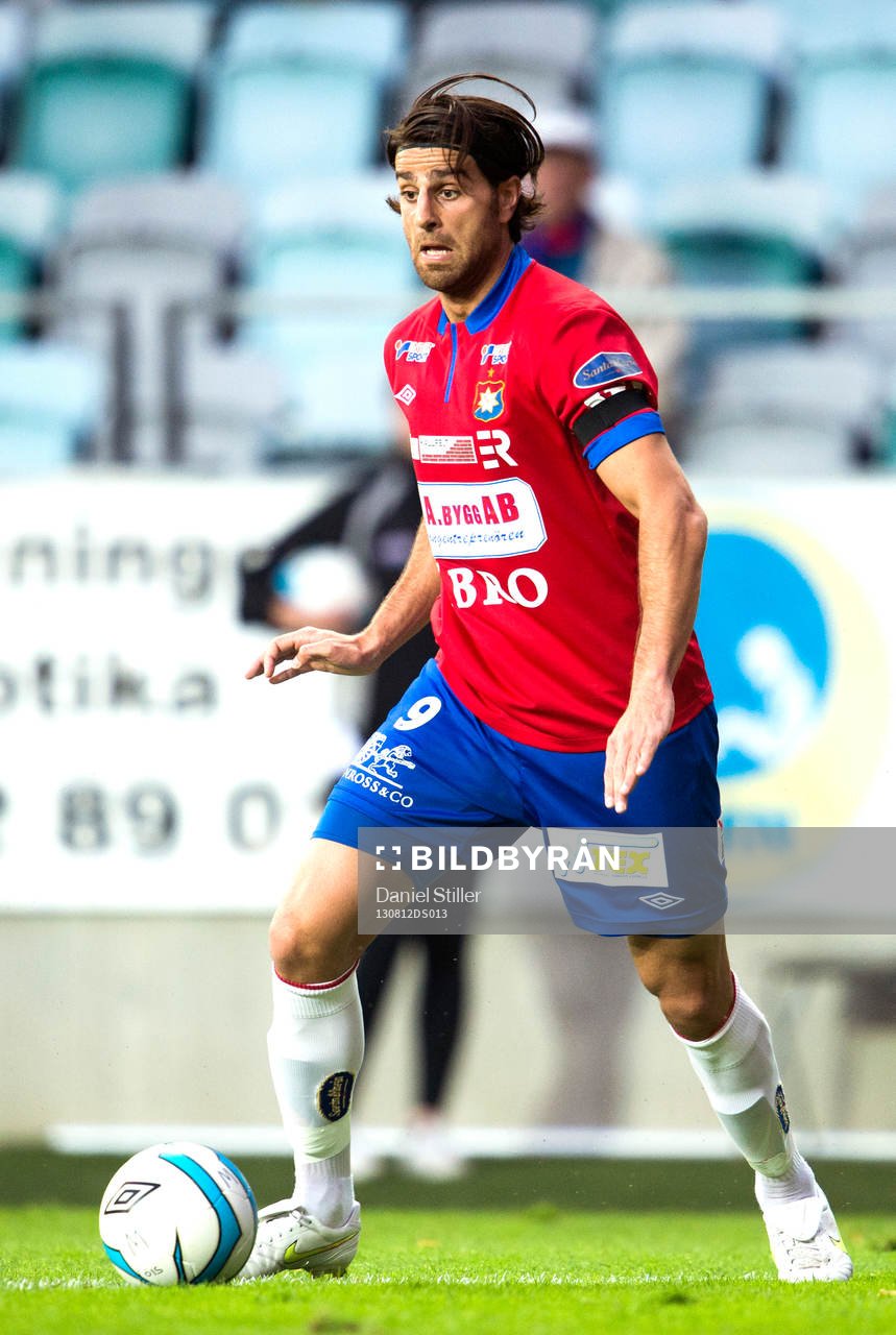 Örgrytes George Mourad i fotbollsmatchen mellan Örgryte