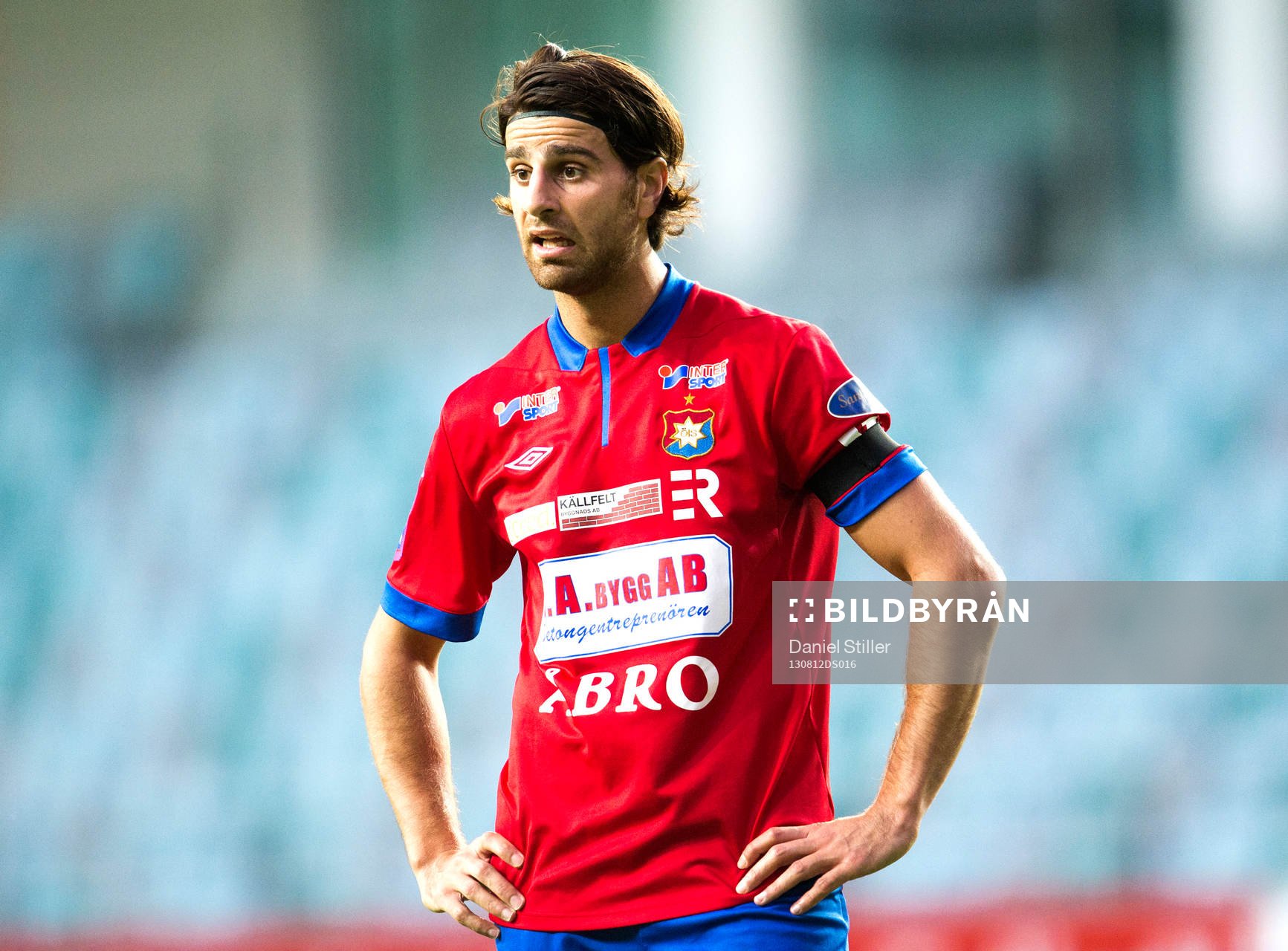 Örgrytes George Mourad  i fotbollsmatchen mellan Örgryte