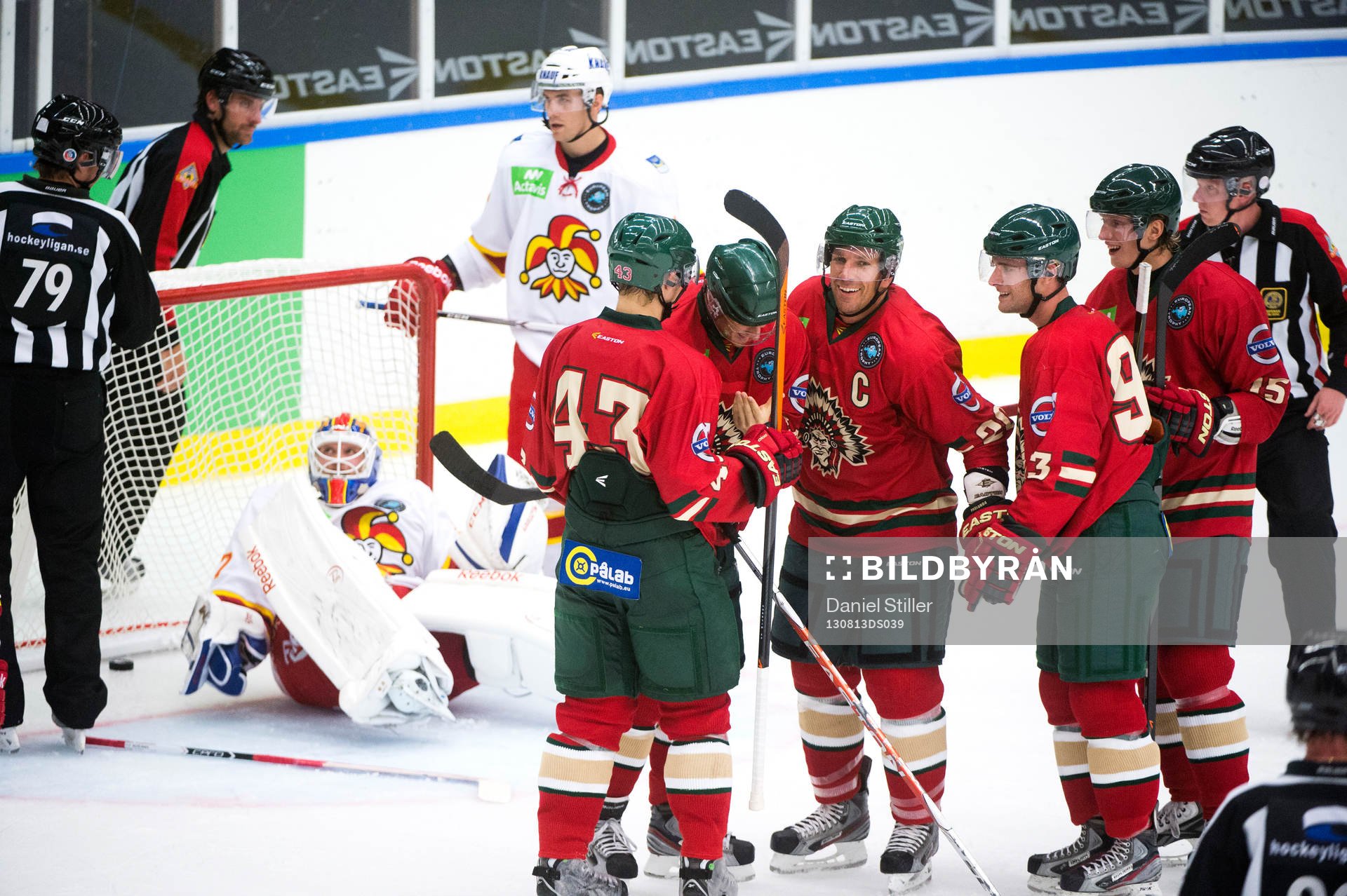 Jubel hos Joel Lundqvist och Frölunda
