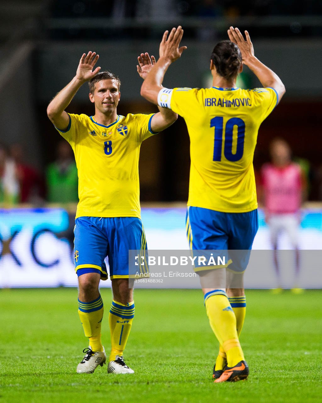 Sveriges Anders Svensson jublar