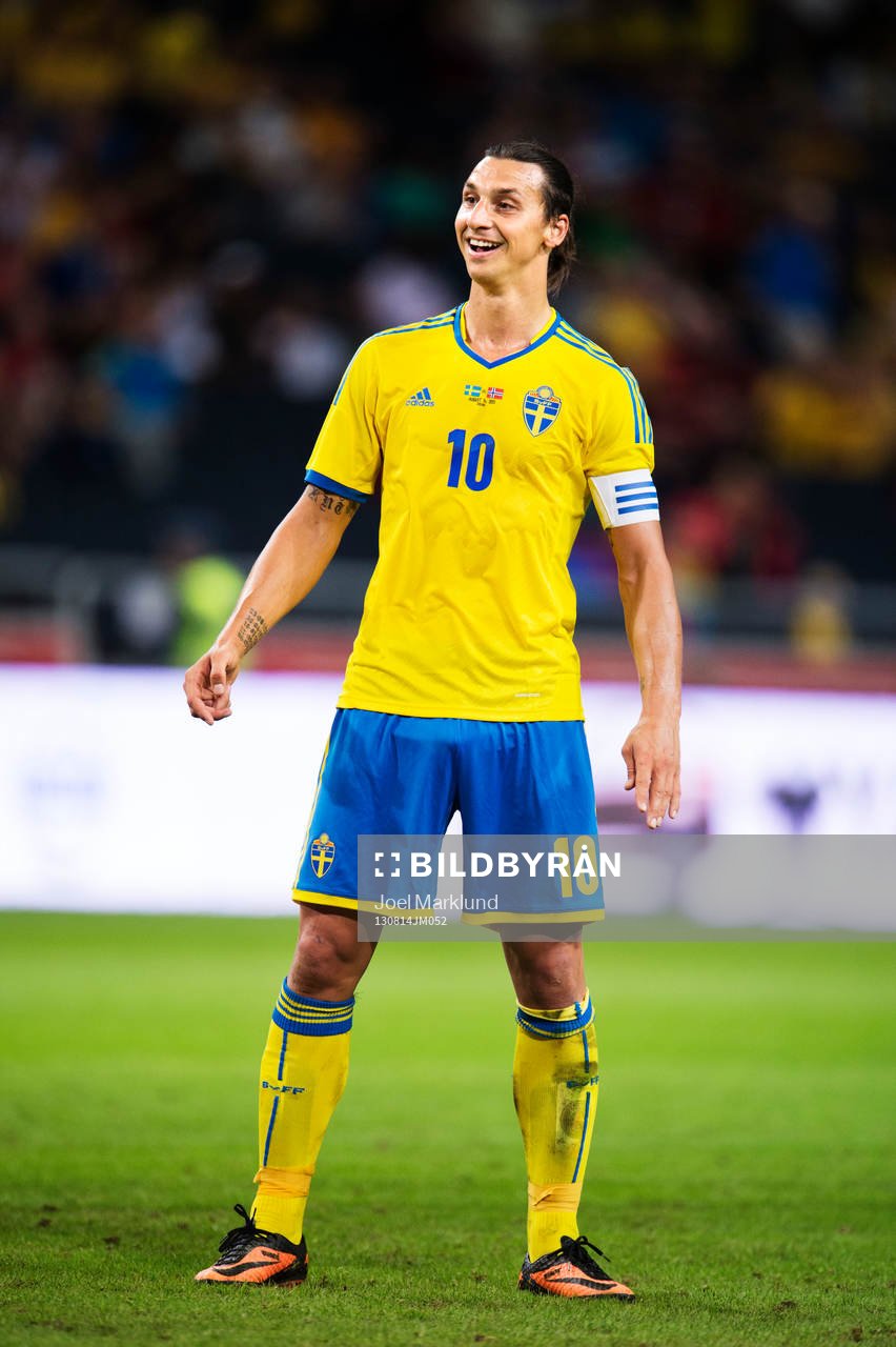 Sveriges Zlatan Ibrahimovic ler