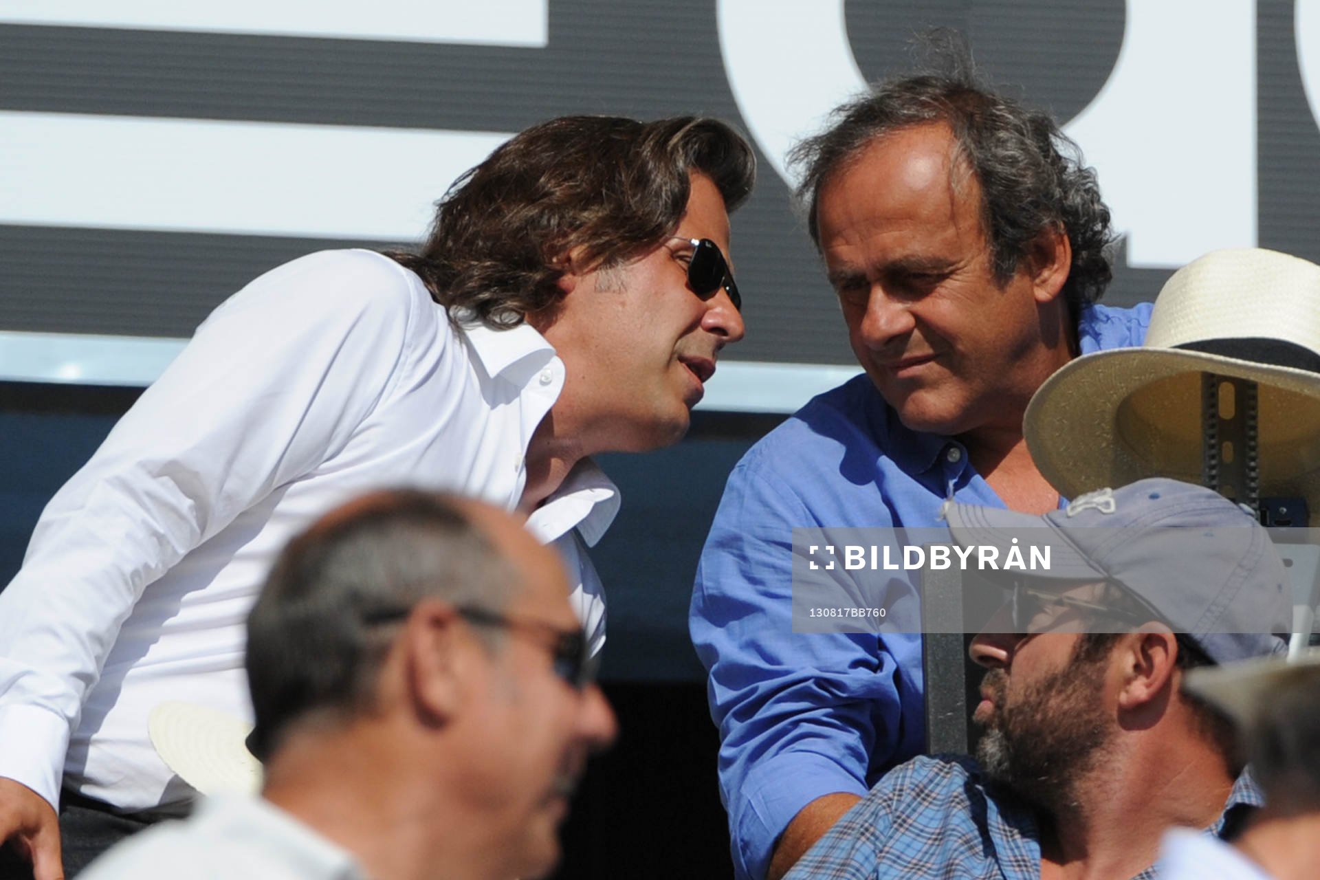 Vincent LABRUNE / Michel PLATINI - 17.08.2013 - Marseille /