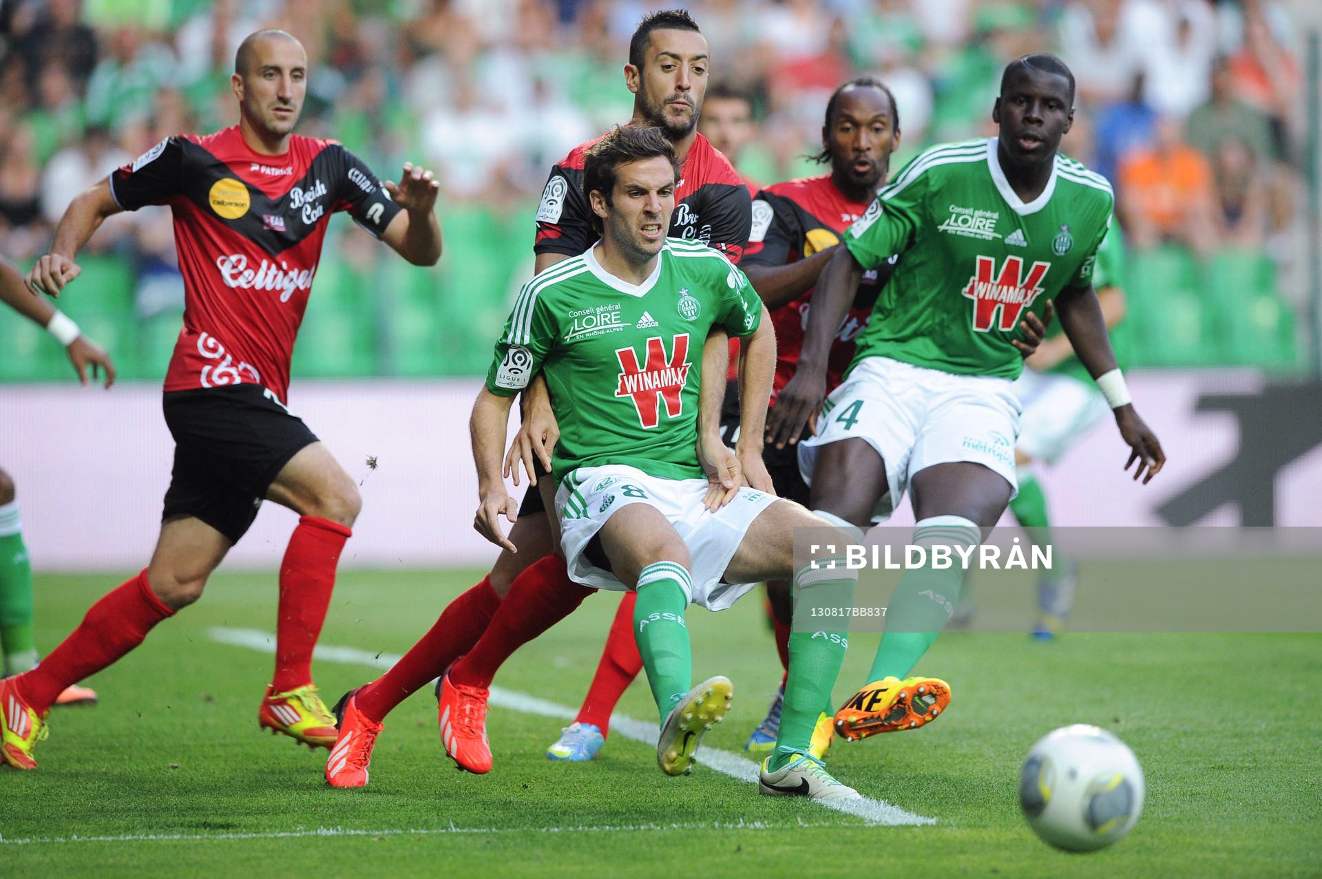 Benjamin CORGNET - 17.08.2013 - Saint Etienne / Guingamp -
