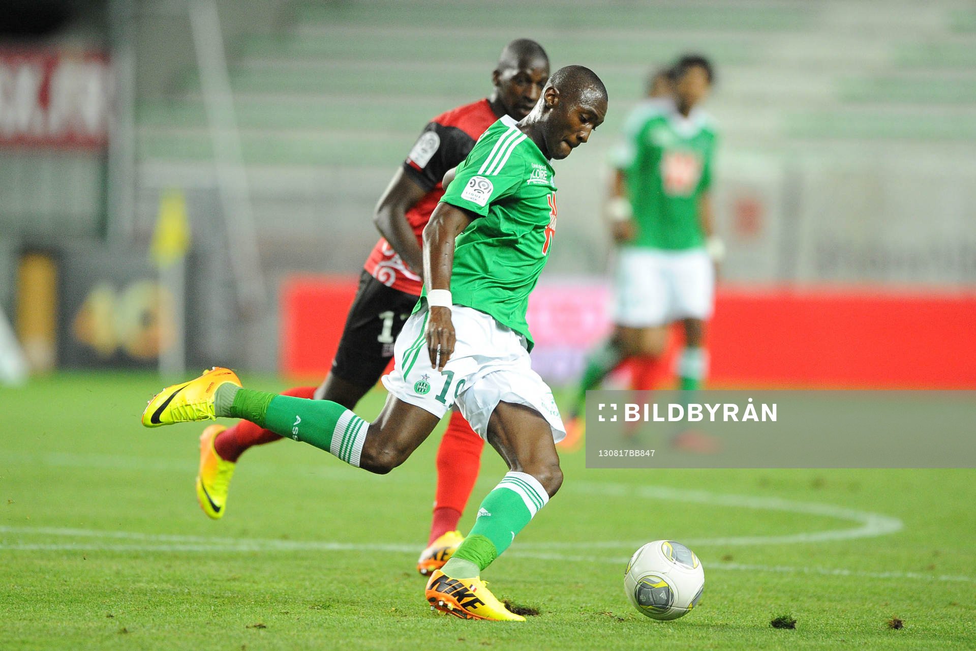 Josuha GUILAVOGUI - 17.08.2013 - Saint Etienne / Guingamp -