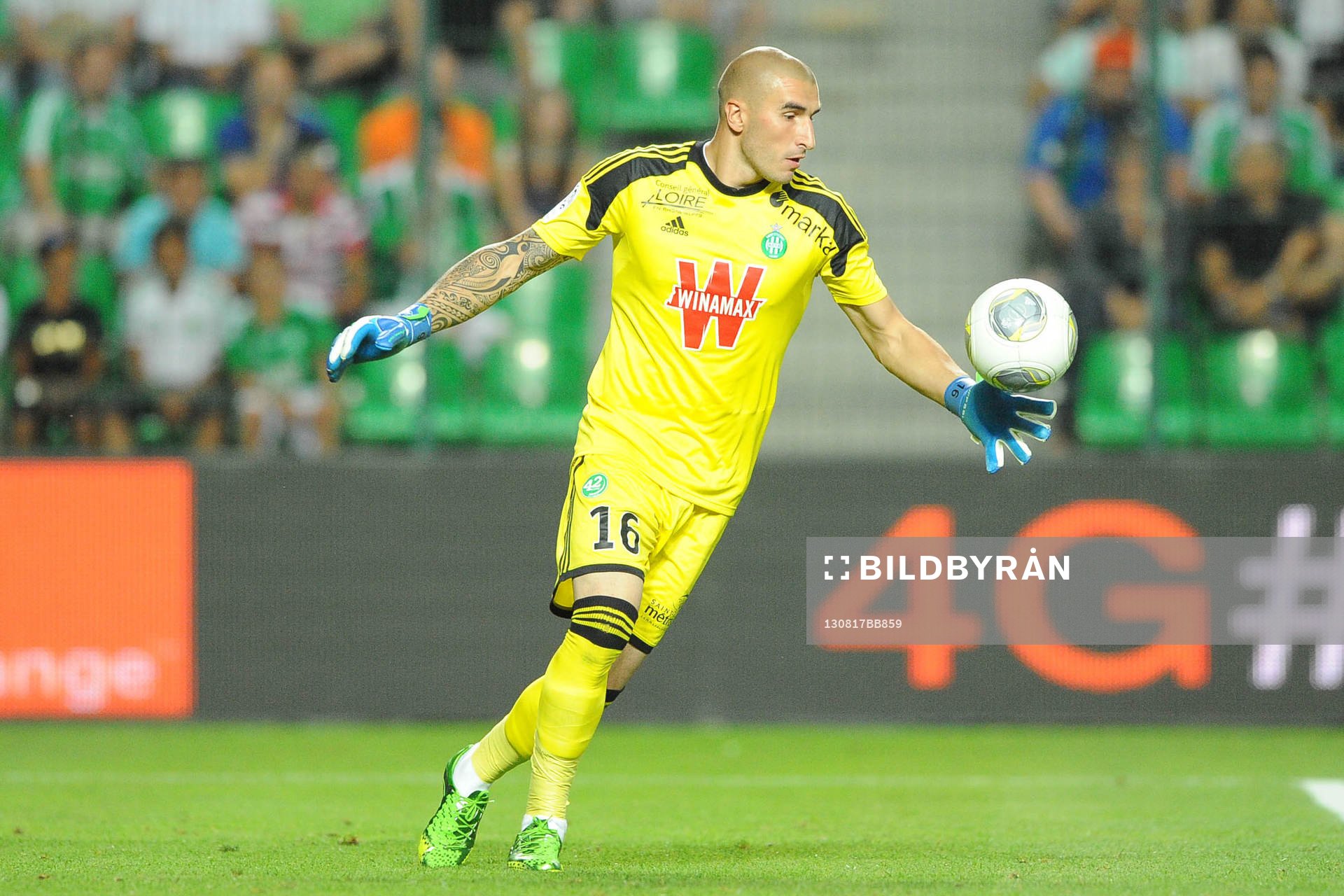 Stephane RUFFIER - 17.08.2013 - Saint Etienne / Guingamp -