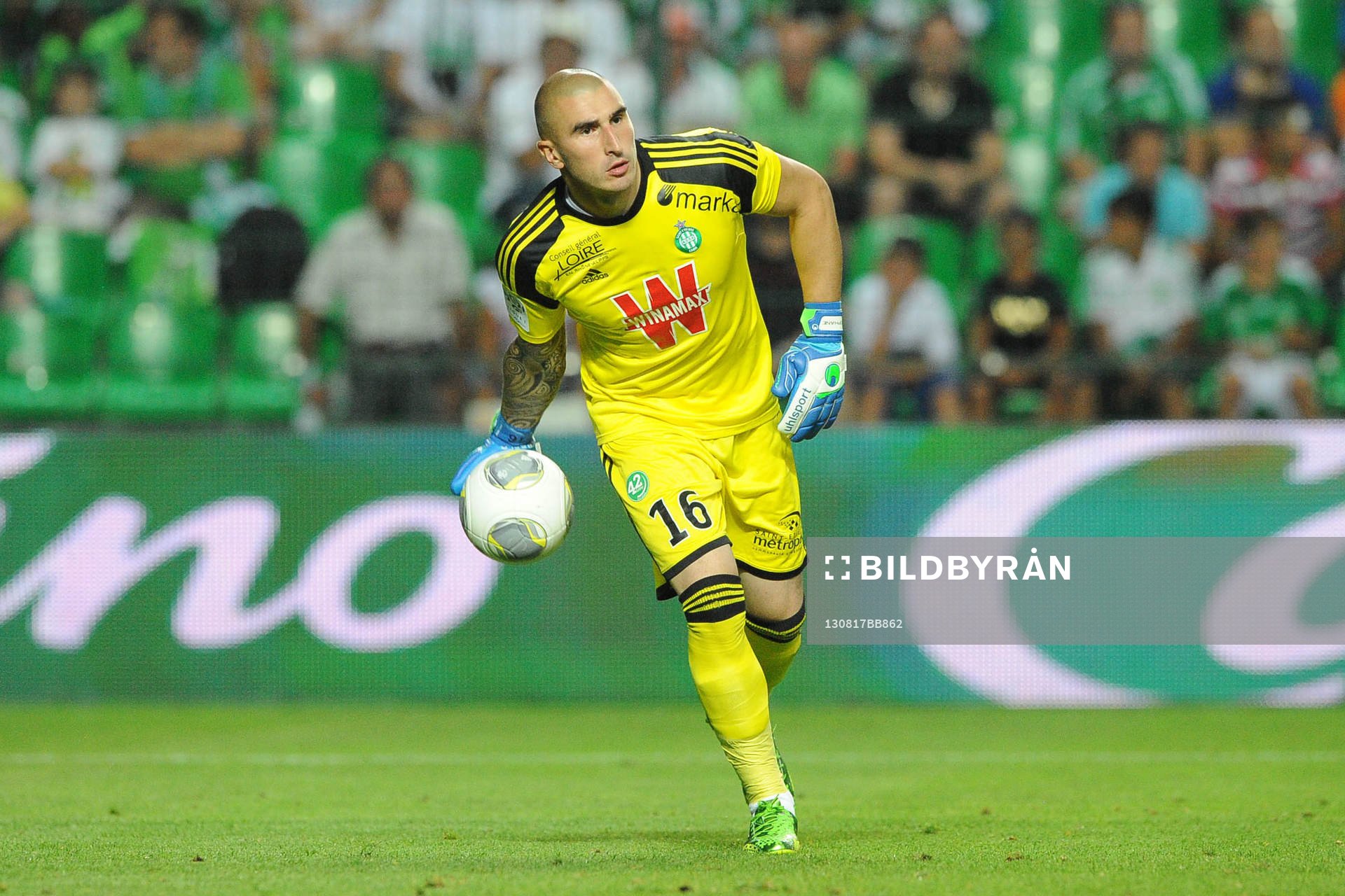 Stephane RUFFIER - 17.08.2013 - Saint Etienne / Guingamp -