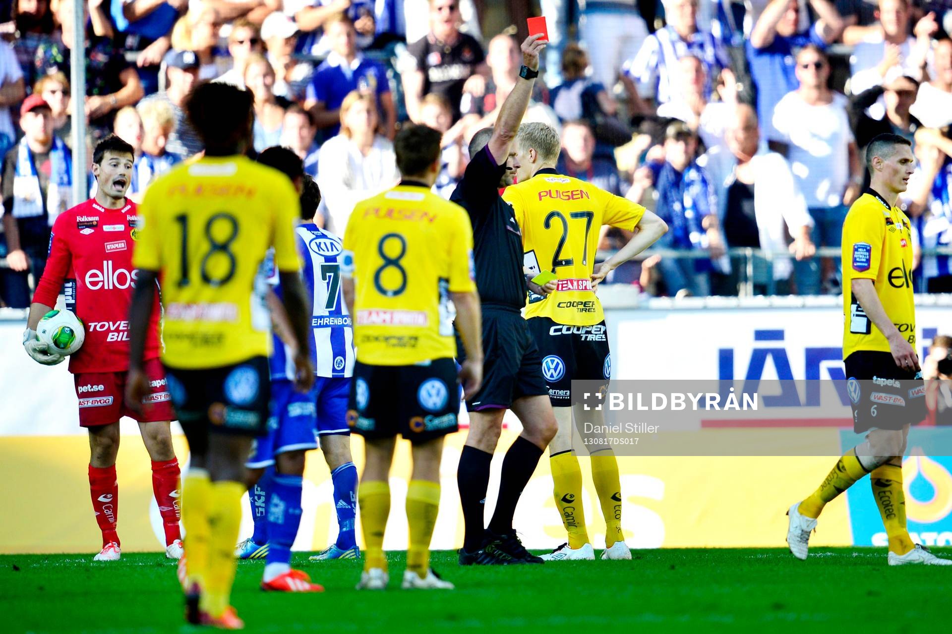 Elfsborgs Jon Jönsson får rött kort