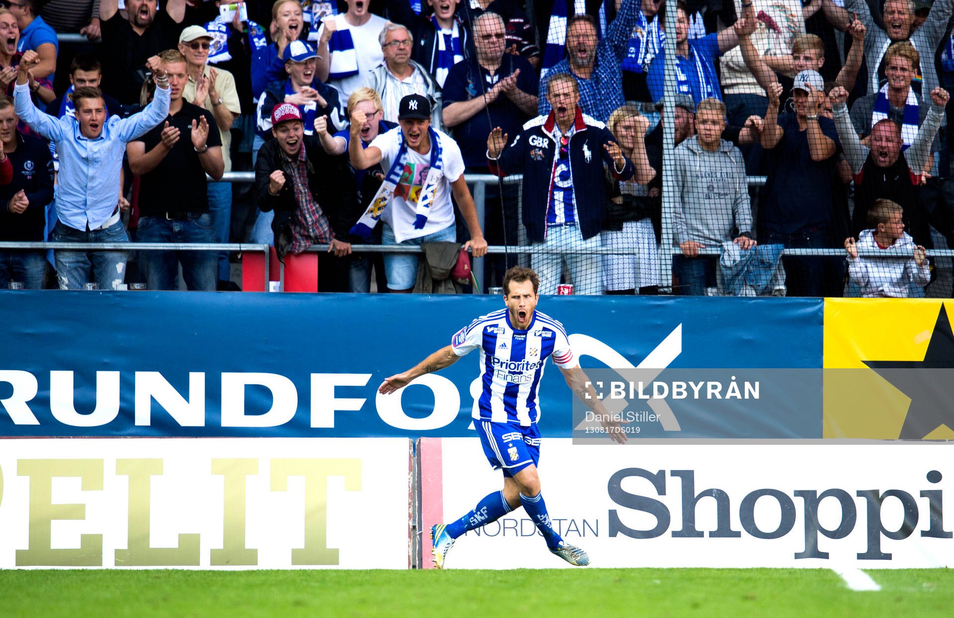 IFK Göteborgs Tobias Hysén jublar