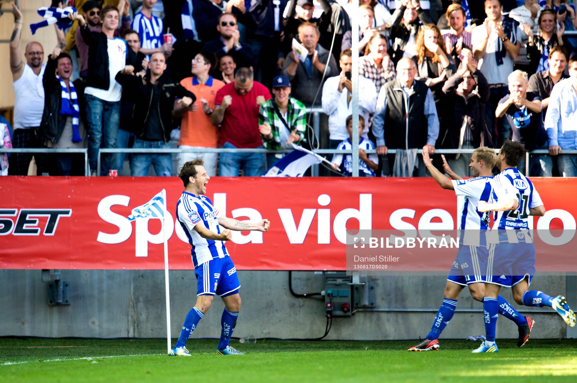IFK Göteborgs Tobias Hysén jublar