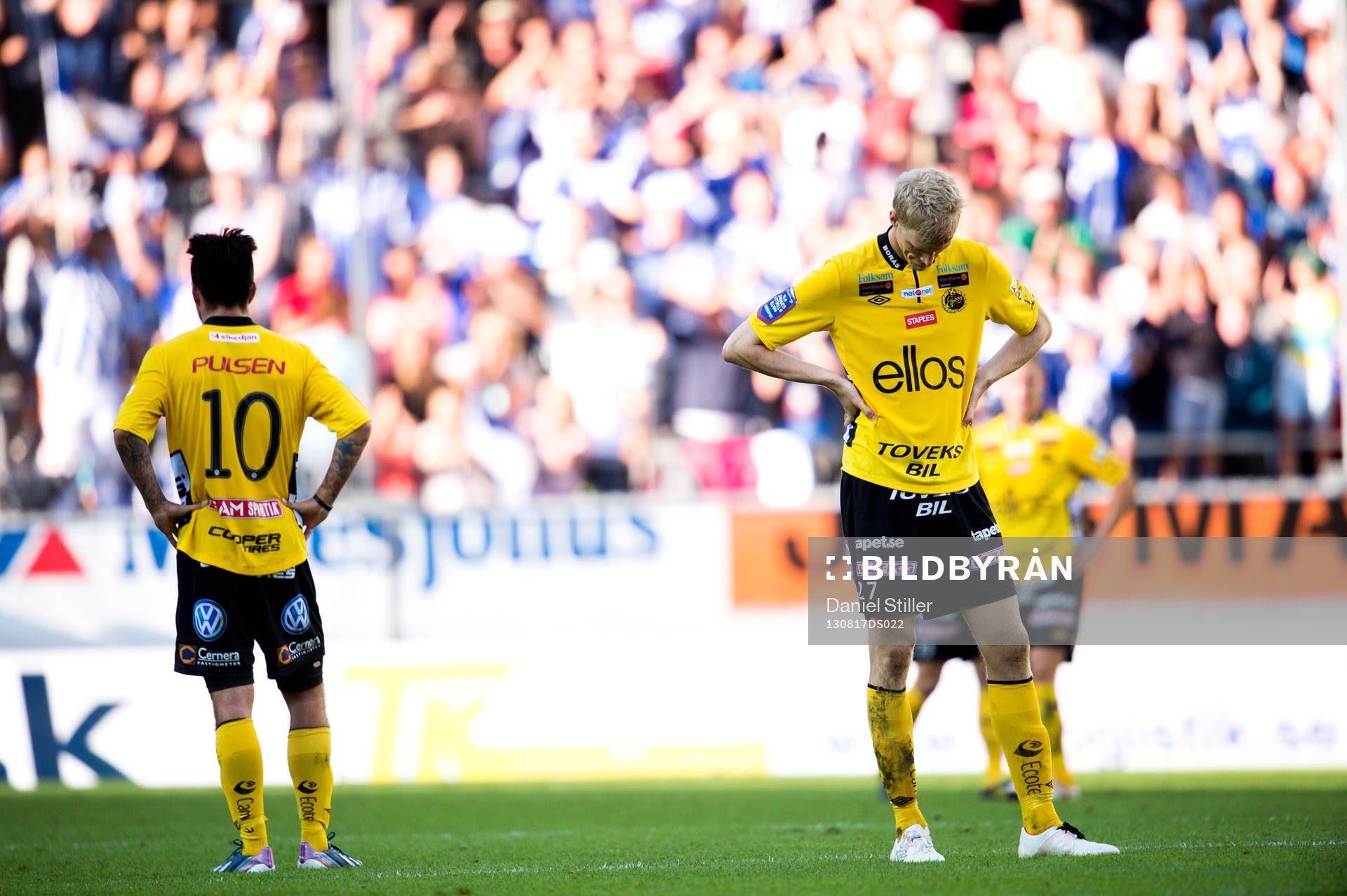 Elfsborgs Mikkel Beckmann och Tom Söderberg deppar