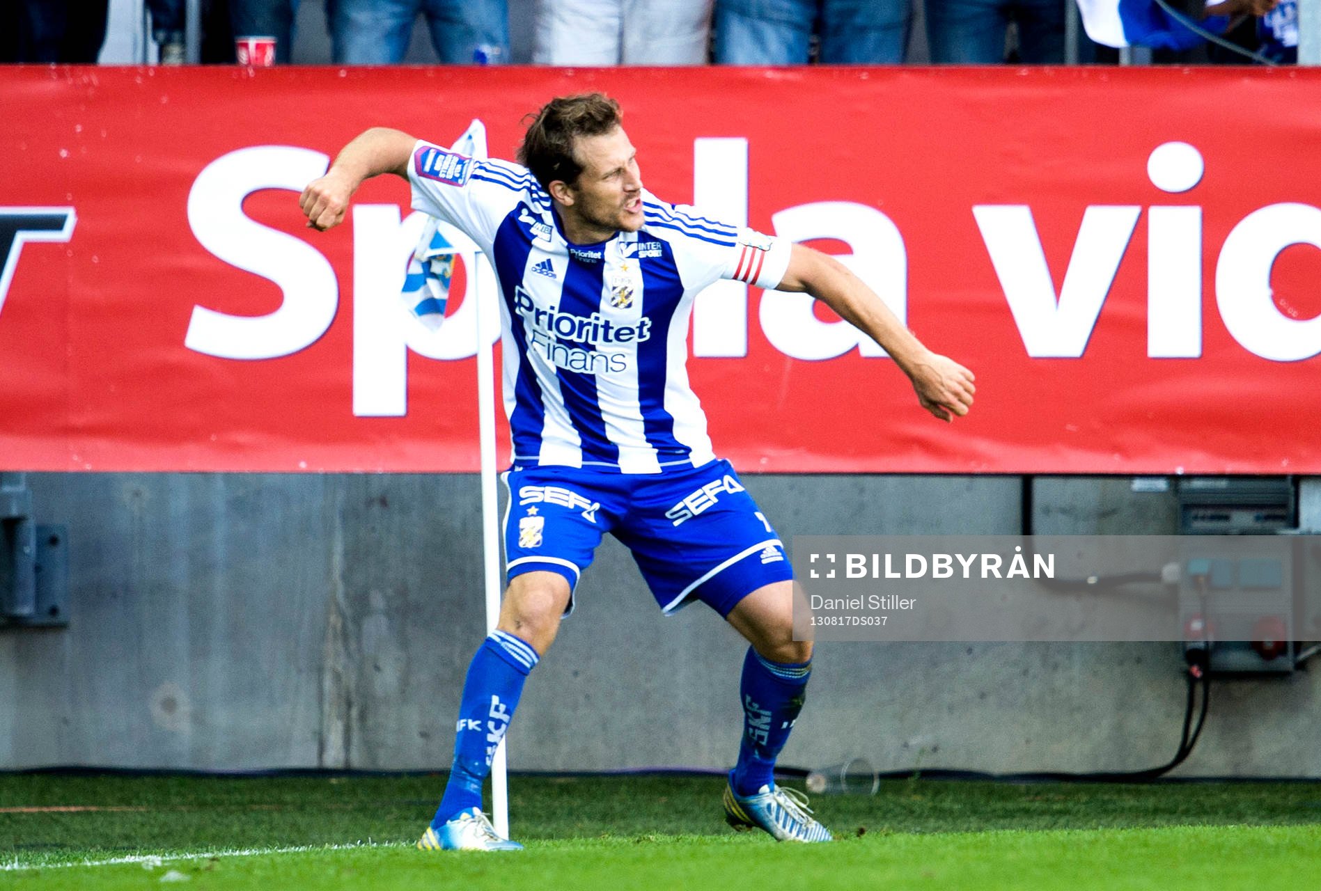 IFK Göteborgs Tobias Hysén jublar
