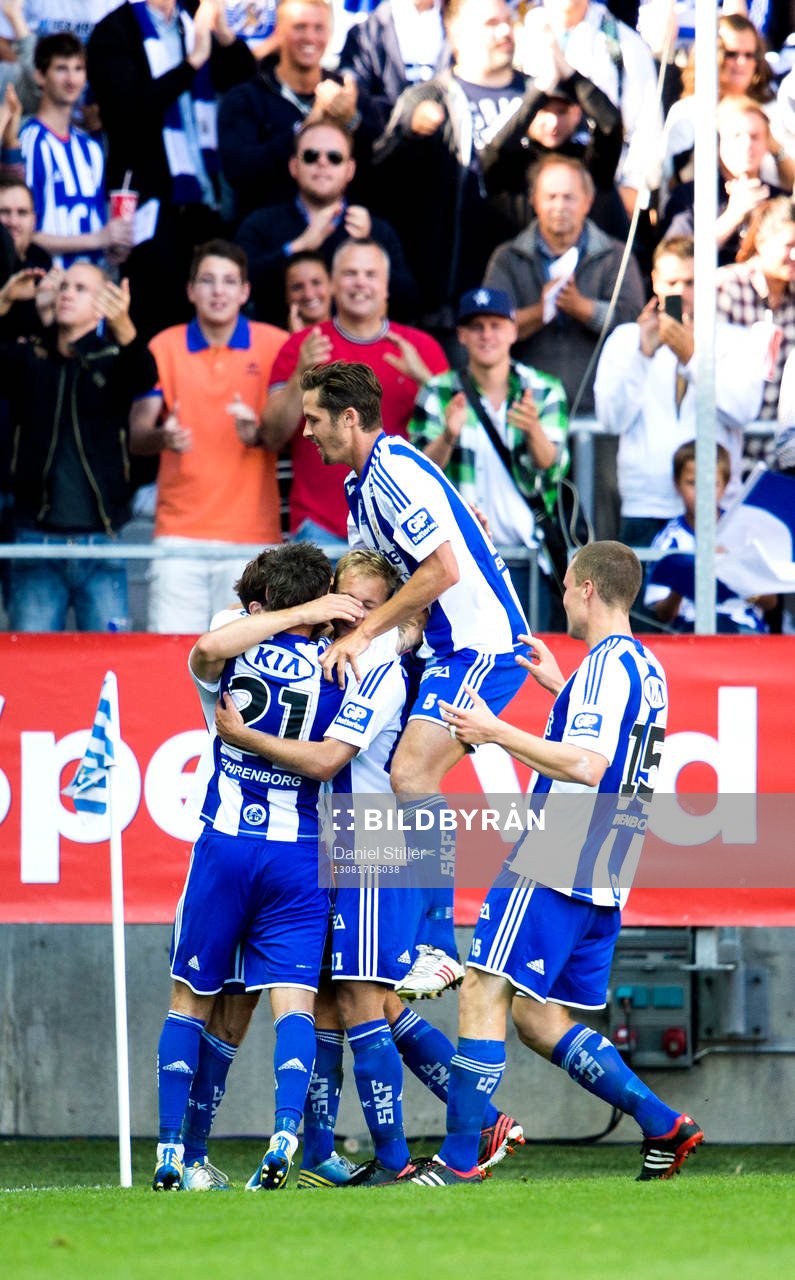 IFK Göteborgs Tobias Hysén jublar