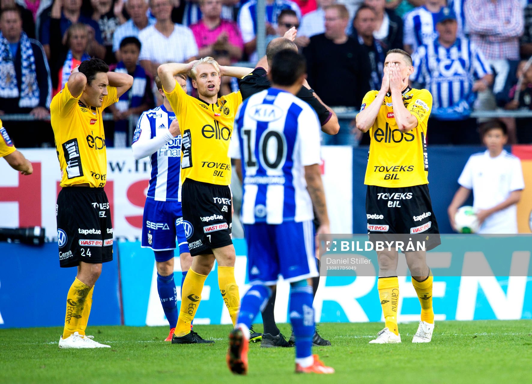 Elfsborgs Stefan Ishizaki, Johan Larsson och Jon Jönsson