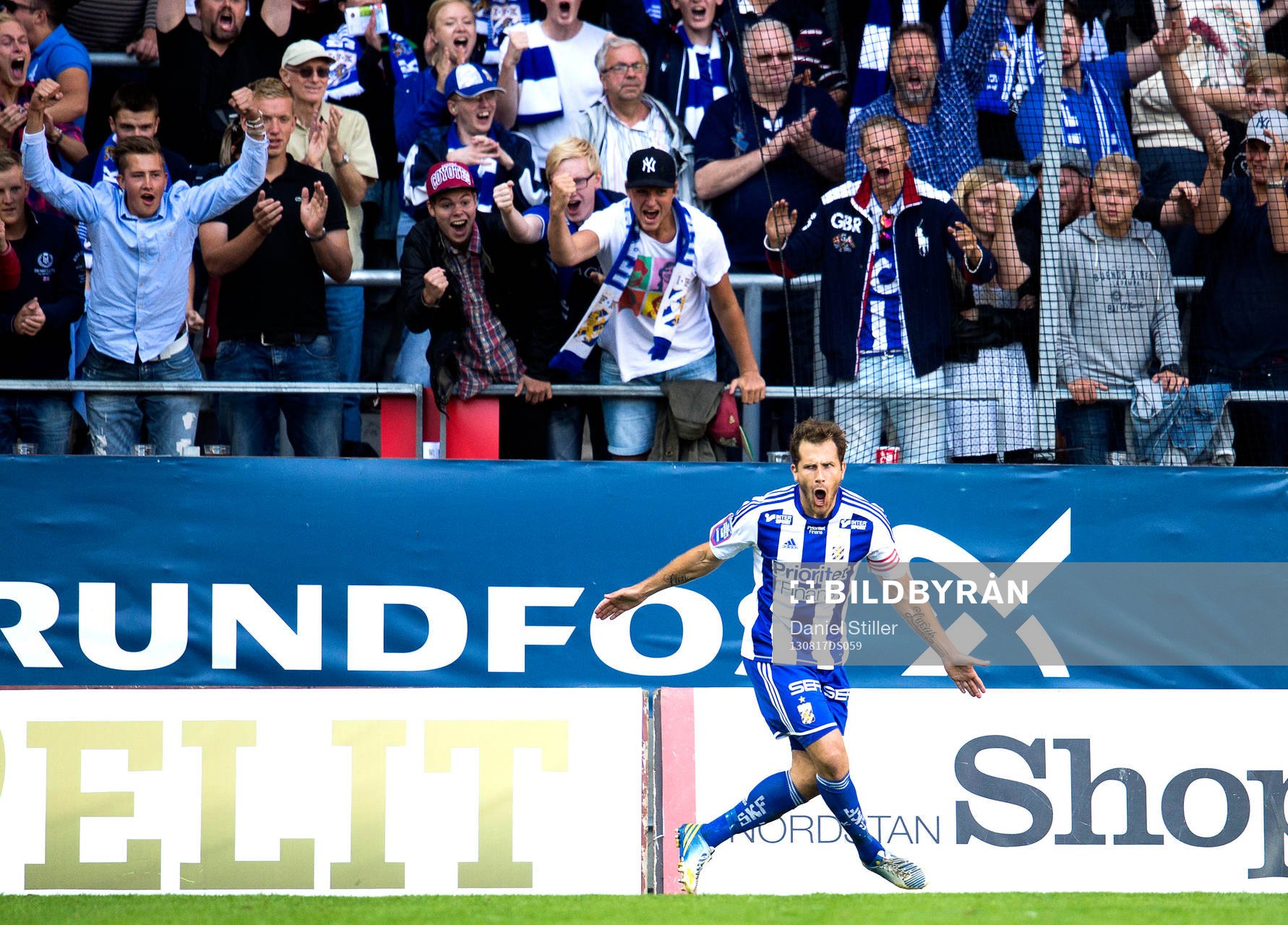 IFK Göteborgs Tobias Hysén jublar