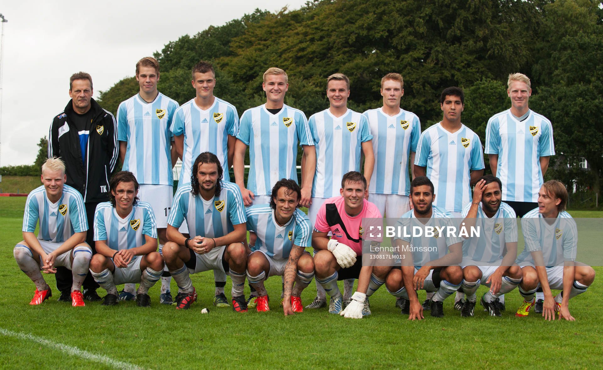 IFK i sina nya bortatröjor
