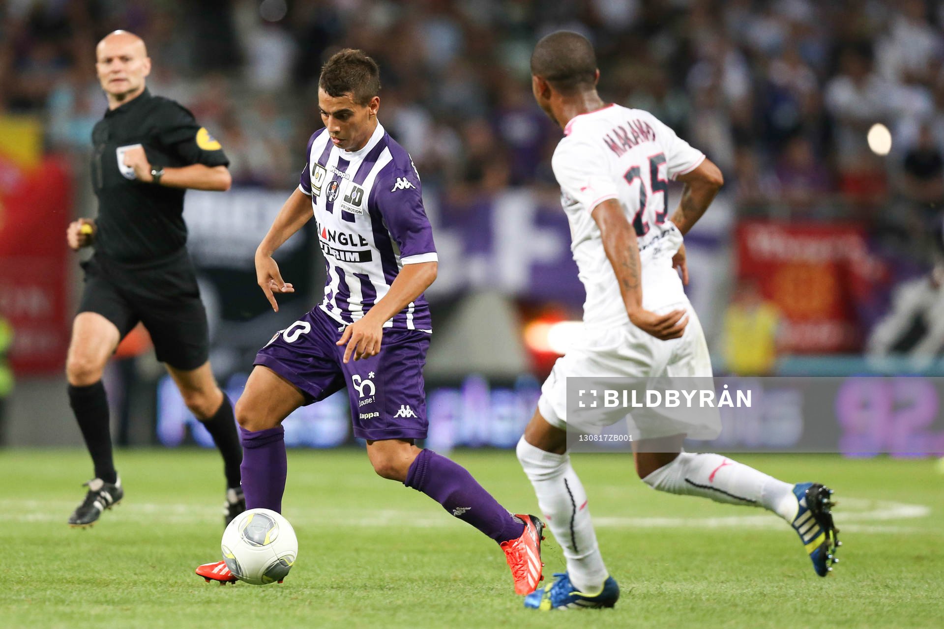  Fotboll, Franska ligan, Toulouse - Bordeaux: Wissam Ben Yedder - 17.08.2013 - Toulouse / Bordeaux - 2 eme journee de Ligue 1 -