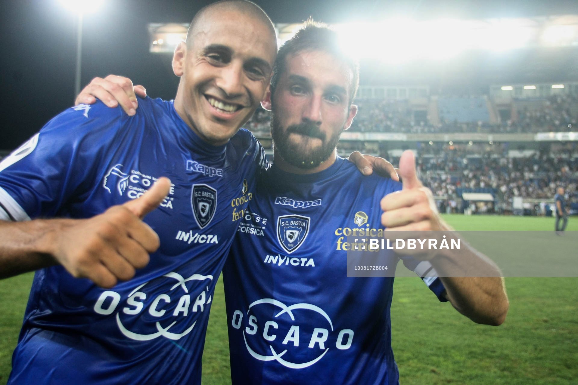  Fotboll, Franska ligan, Bastia - Valenciennes: Whabi KHAZRI / Julien PALMIERI - 17.08.2013 - Bastia / Valenciennes - 2 eme journee de Ligue 1 -