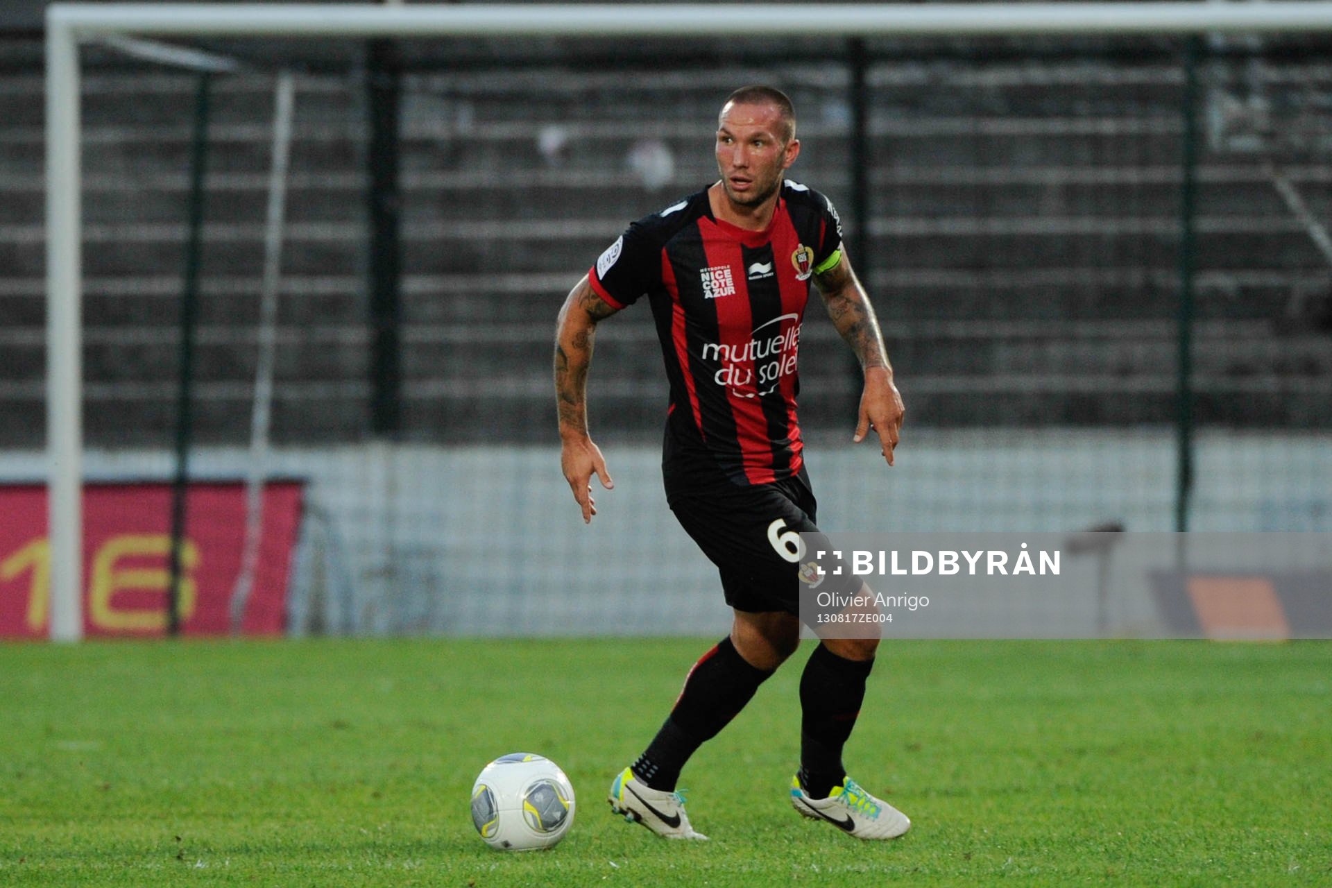  Fotboll, Franska ligan, Nice - Rennes: Didier Digard - 17.08.2013 - Nice / Rennes - 2 eme journee de Ligue 1 -