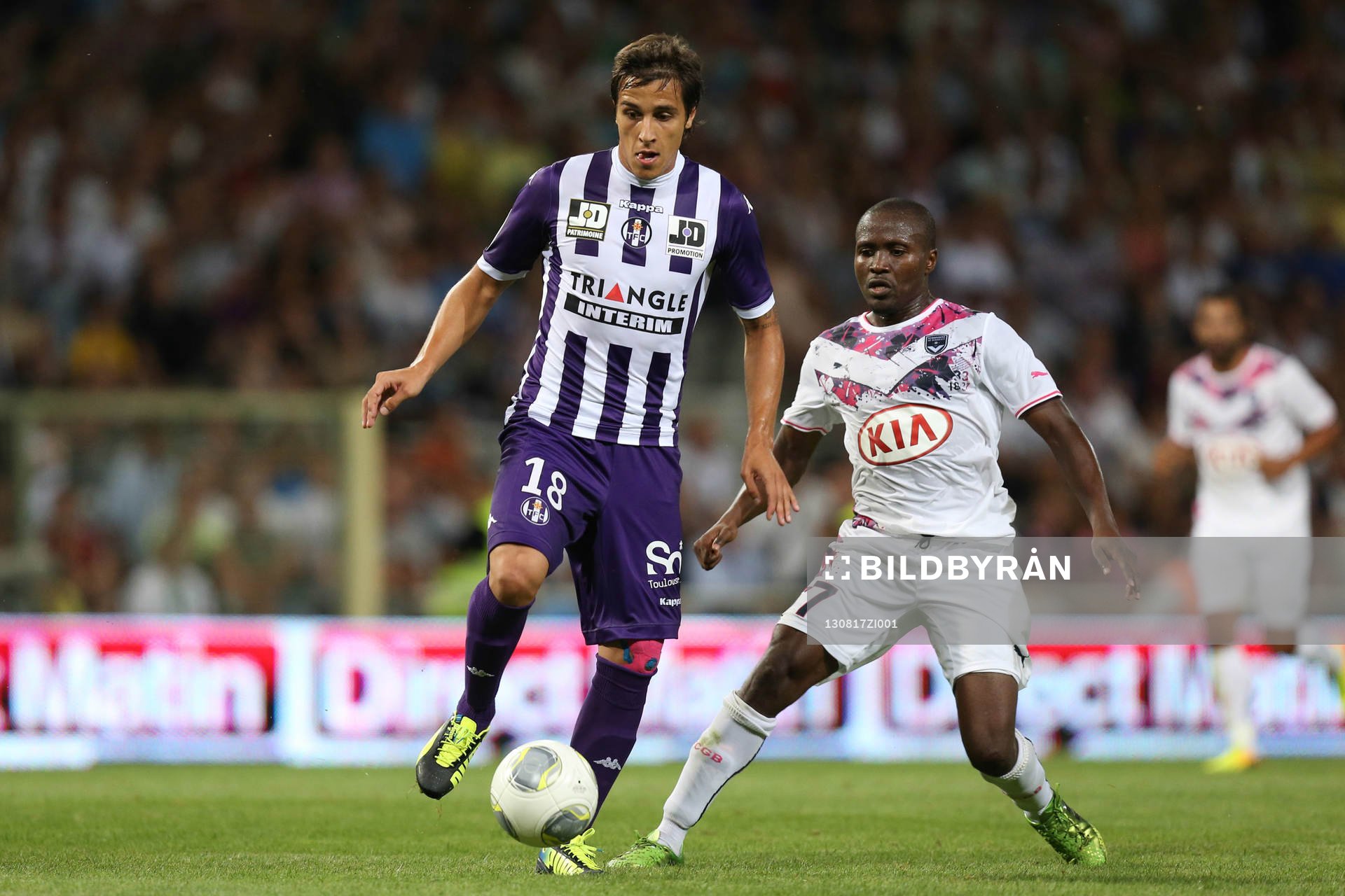  Fotboll, Franska ligan, Toulouse - Bordeaux: Oscar Trejo - 17.08.2013 - Toulouse / Bordeaux - 2 eme journee de Ligue 1 -