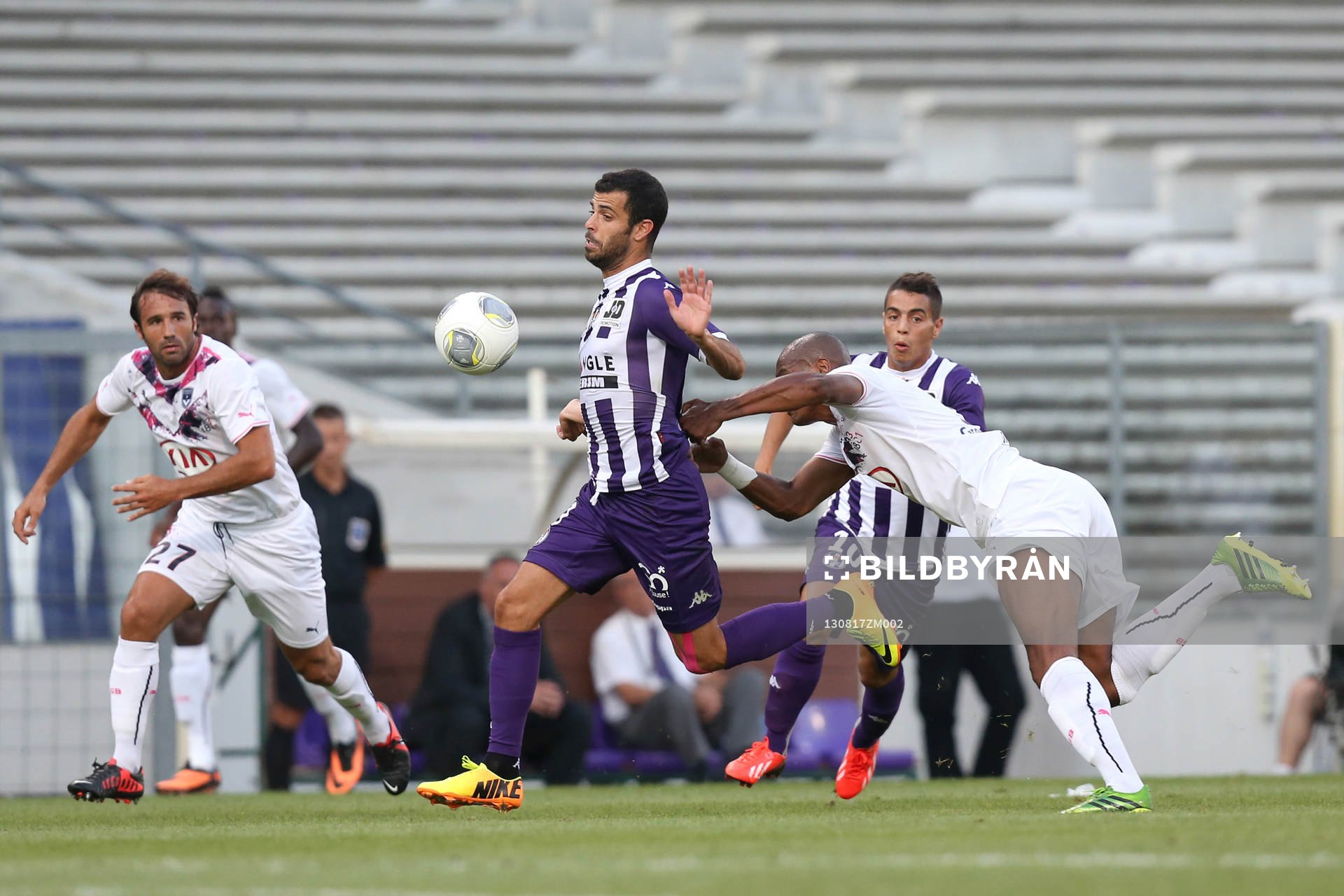  Fotboll, Franska ligan, Toulouse - Bordeaux: Eden Ben Basat - 17.08.2013 - Toulouse / Bordeaux - 2 eme journee de Ligue 1 -