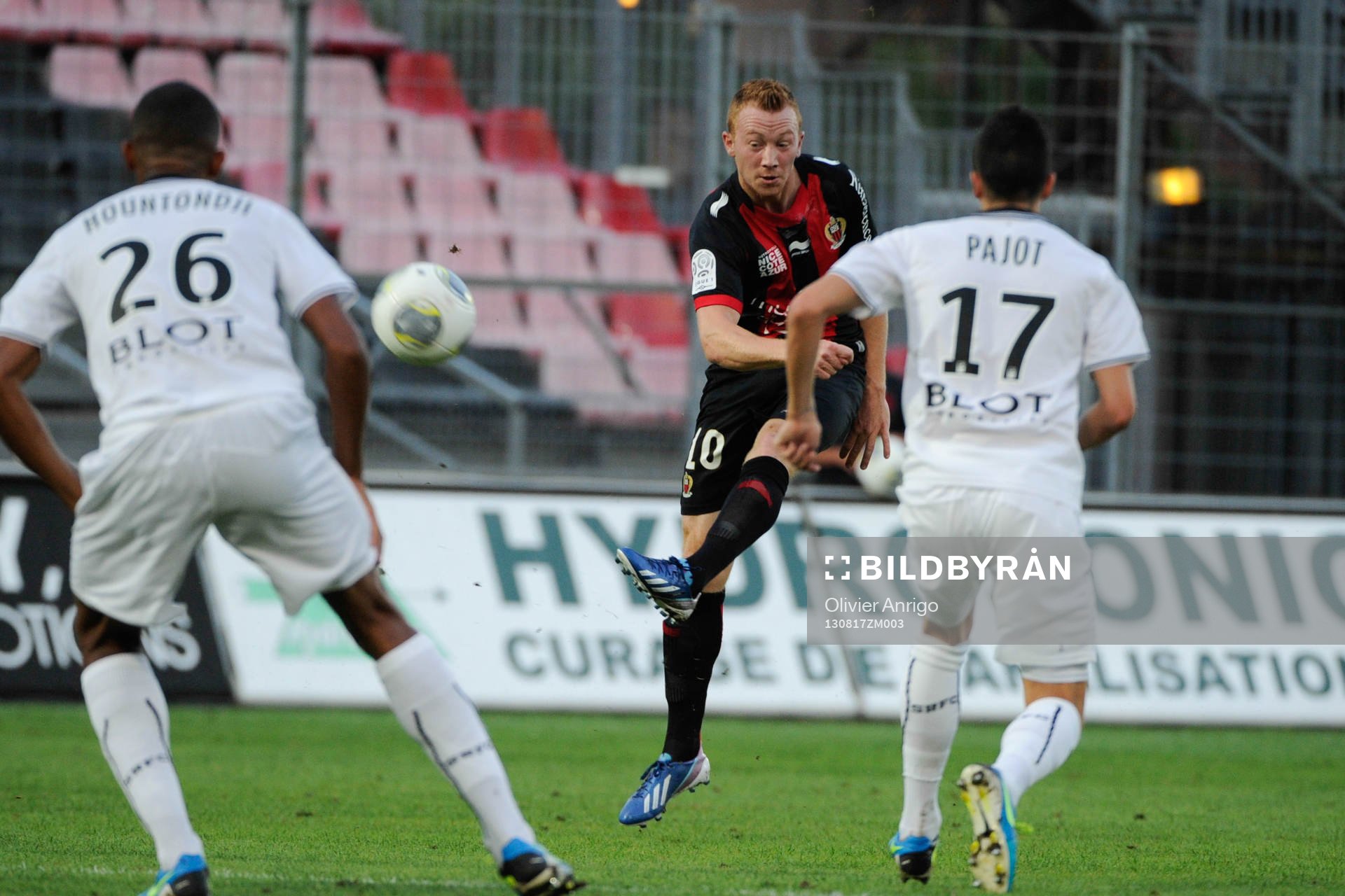  Fotboll, Franska ligan, Nice - Rennes: Christian Bruls - 17.08.2013 - Nice / Rennes - 2 eme journee de Ligue 1 -