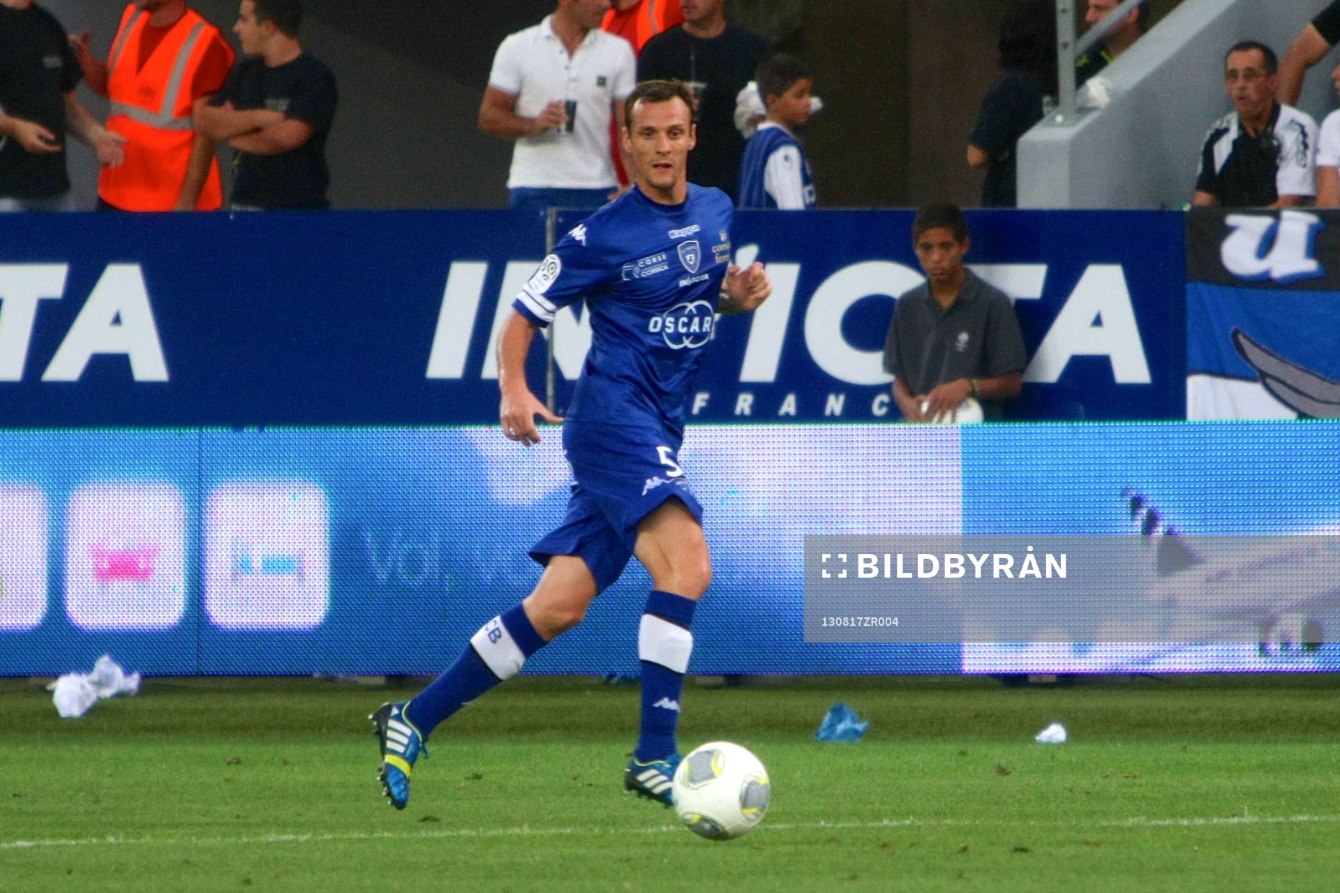  Fotboll, Franska ligan, Bastia - Valenciennes: Sebastien SQUILACCI - 17.08.2013 - Bastia / Valenciennes - 2 eme journee de Ligue 1 -
