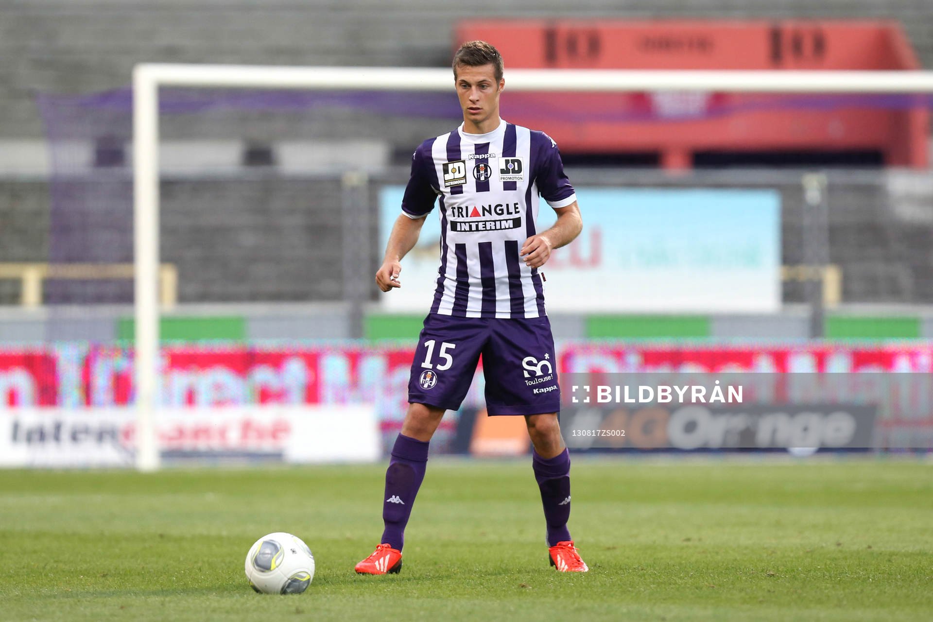  Fotboll, Franska ligan, Toulouse - Bordeaux: Uros Spajic - 17.08.2013 - Toulouse / Bordeaux - 2 eme journee de Ligue 1 -