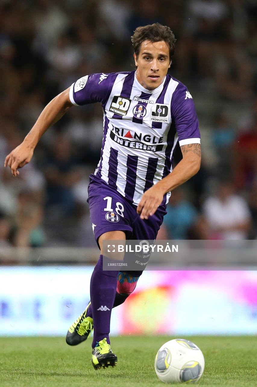  Fotboll, Franska ligan, Toulouse - Bordeaux: Oscar Trejo - 17.08.2013 - Toulouse / Bordeaux - 2 eme journee de Ligue 1 -