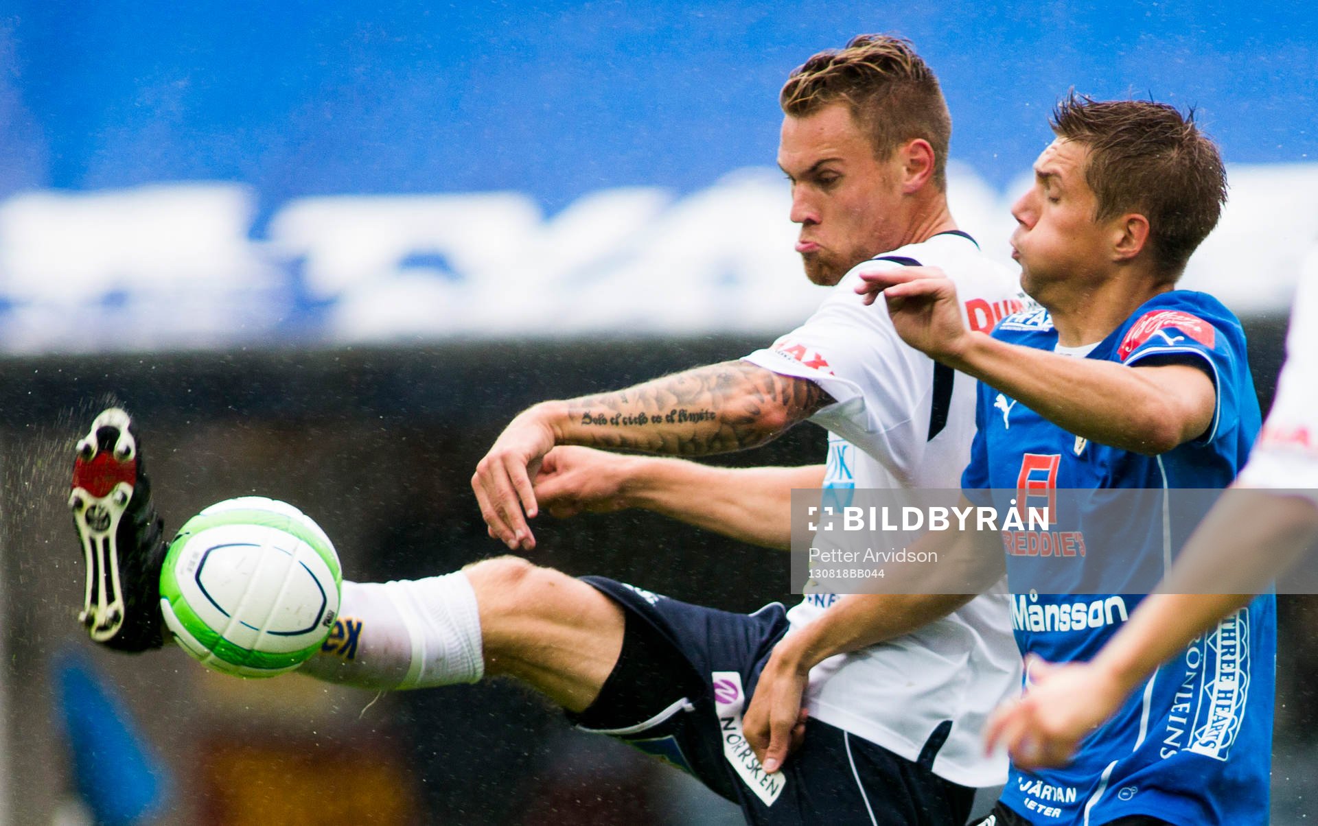 Gefles David Fällman och Halmstads Mikael Boman