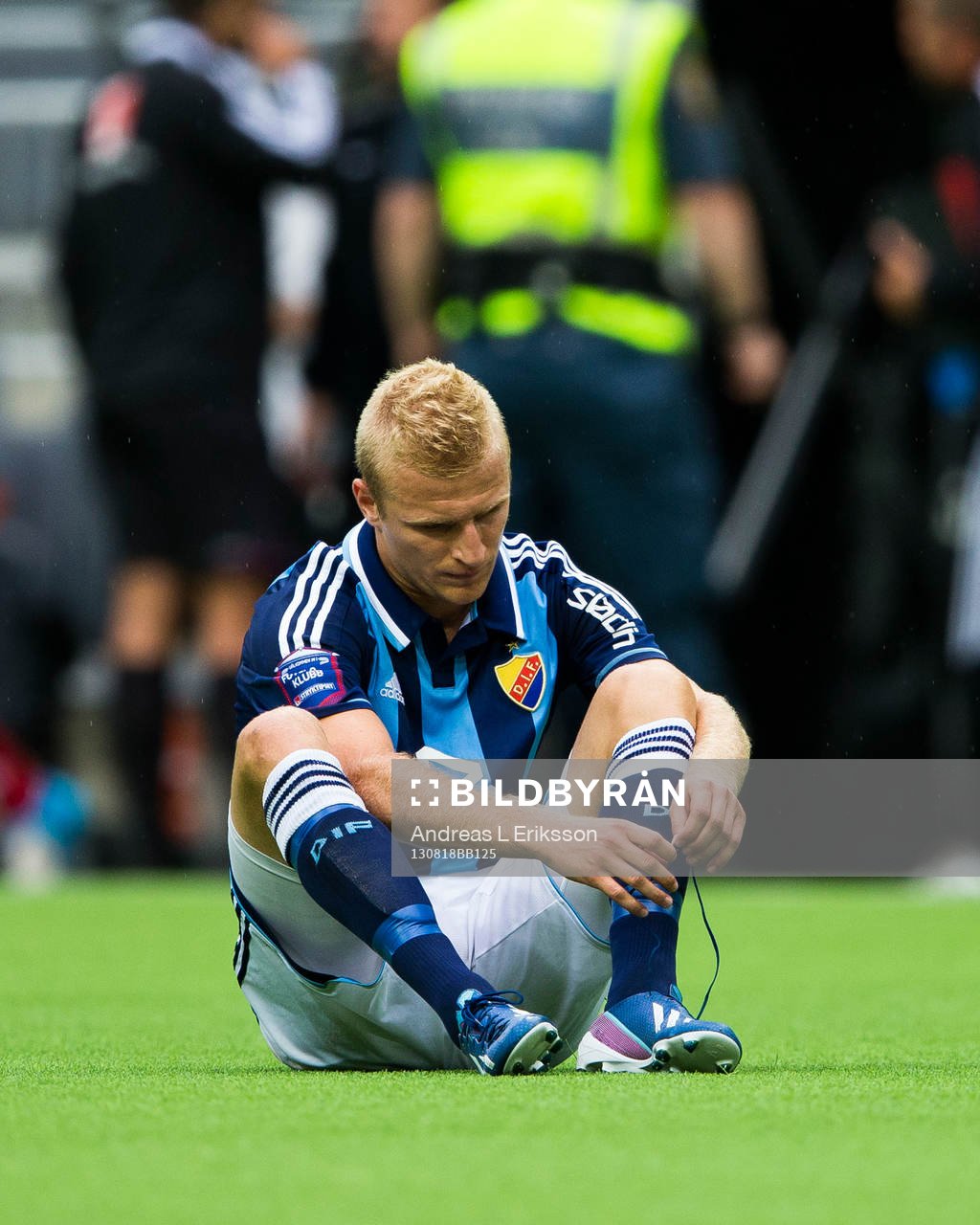 Djurgårdens Vytautas Andriuskevicius deppar