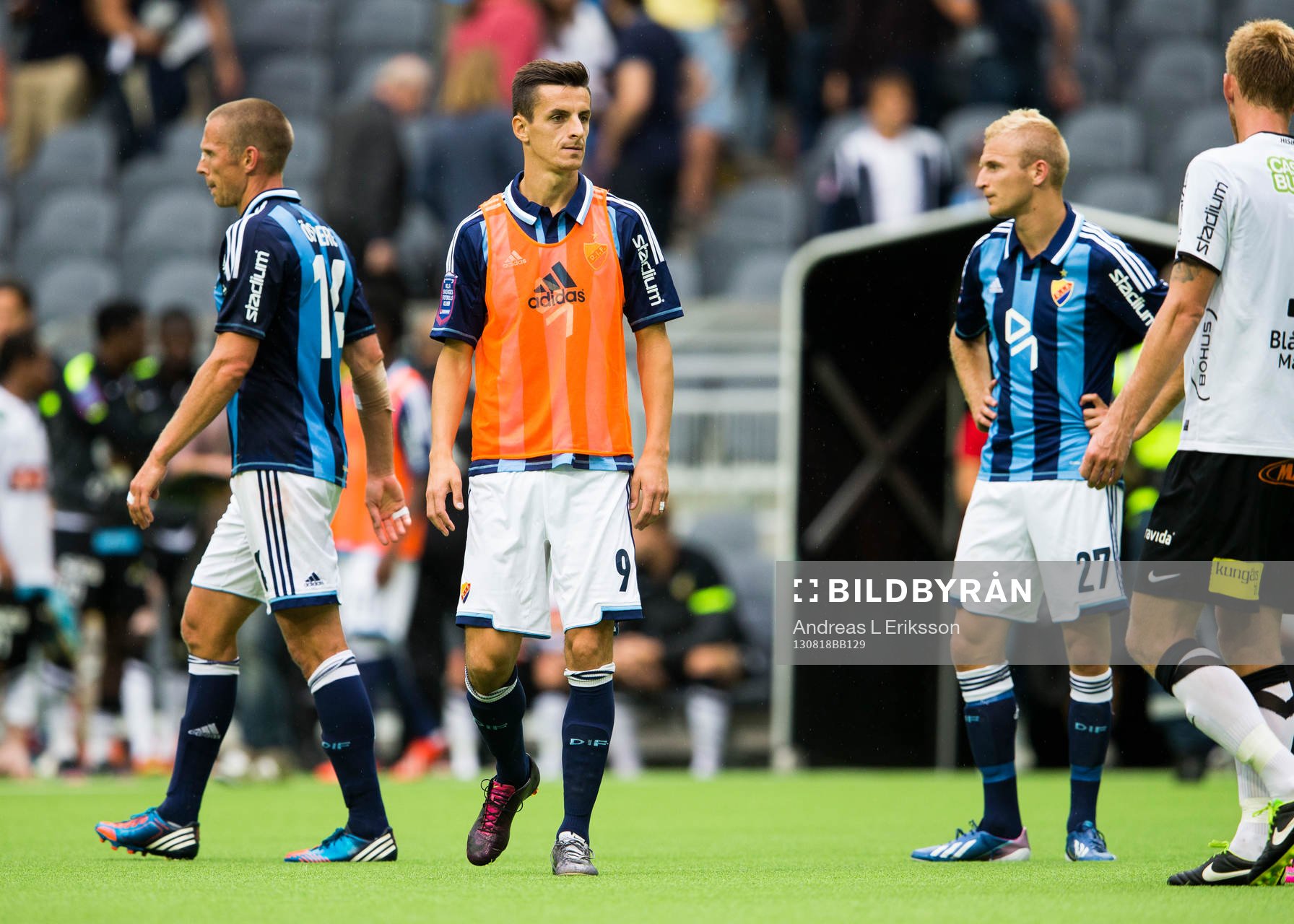 Djurgårdens Haris Raddetinac, Mattias Östberg och