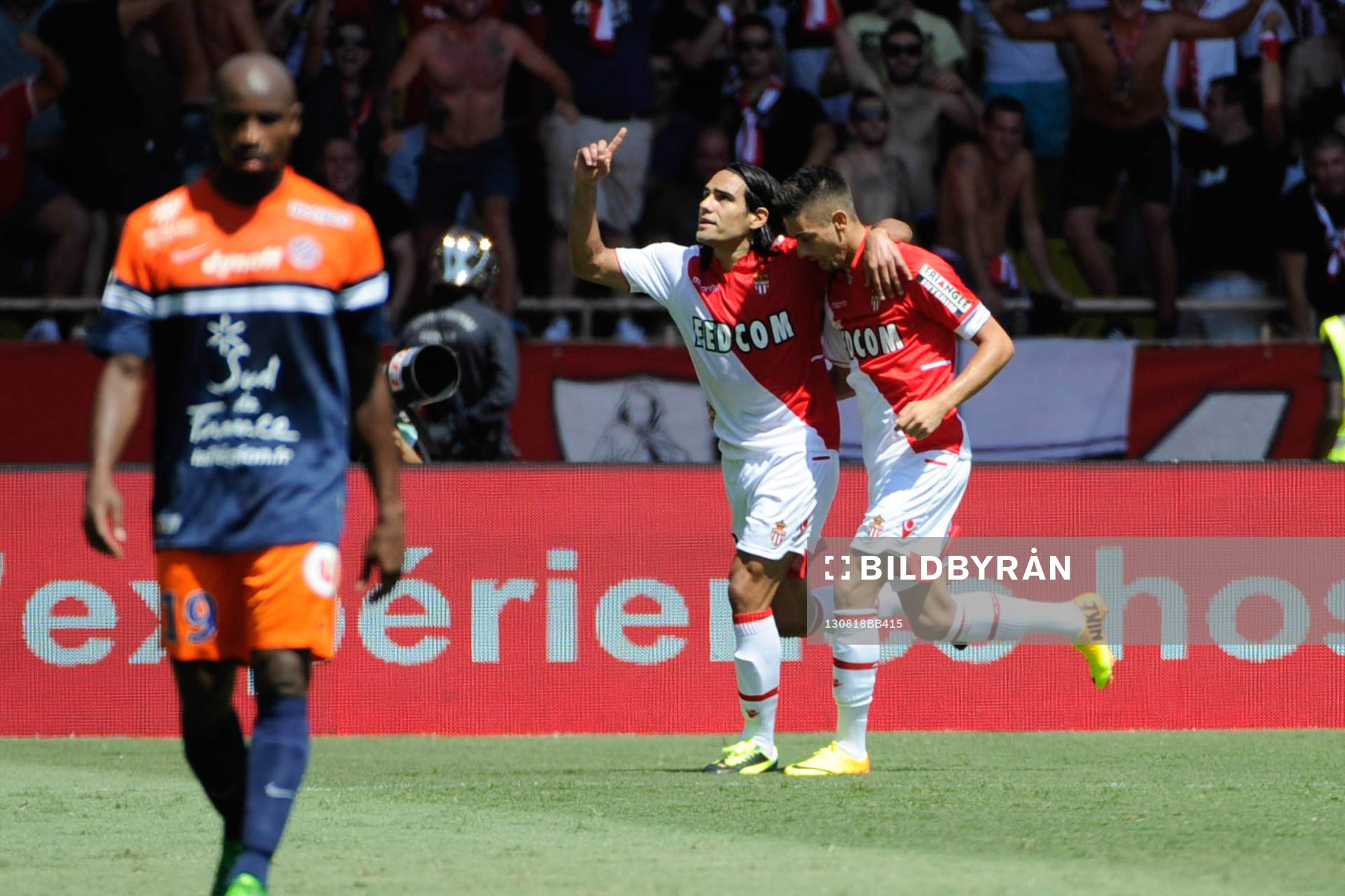  Fotboll, Franska ligan, Monaco - Montpellier: Falcao / Yannick Carrasco - 18.08.2013 - Monaco / Montpellier - 2eme journee de Ligue 1 -