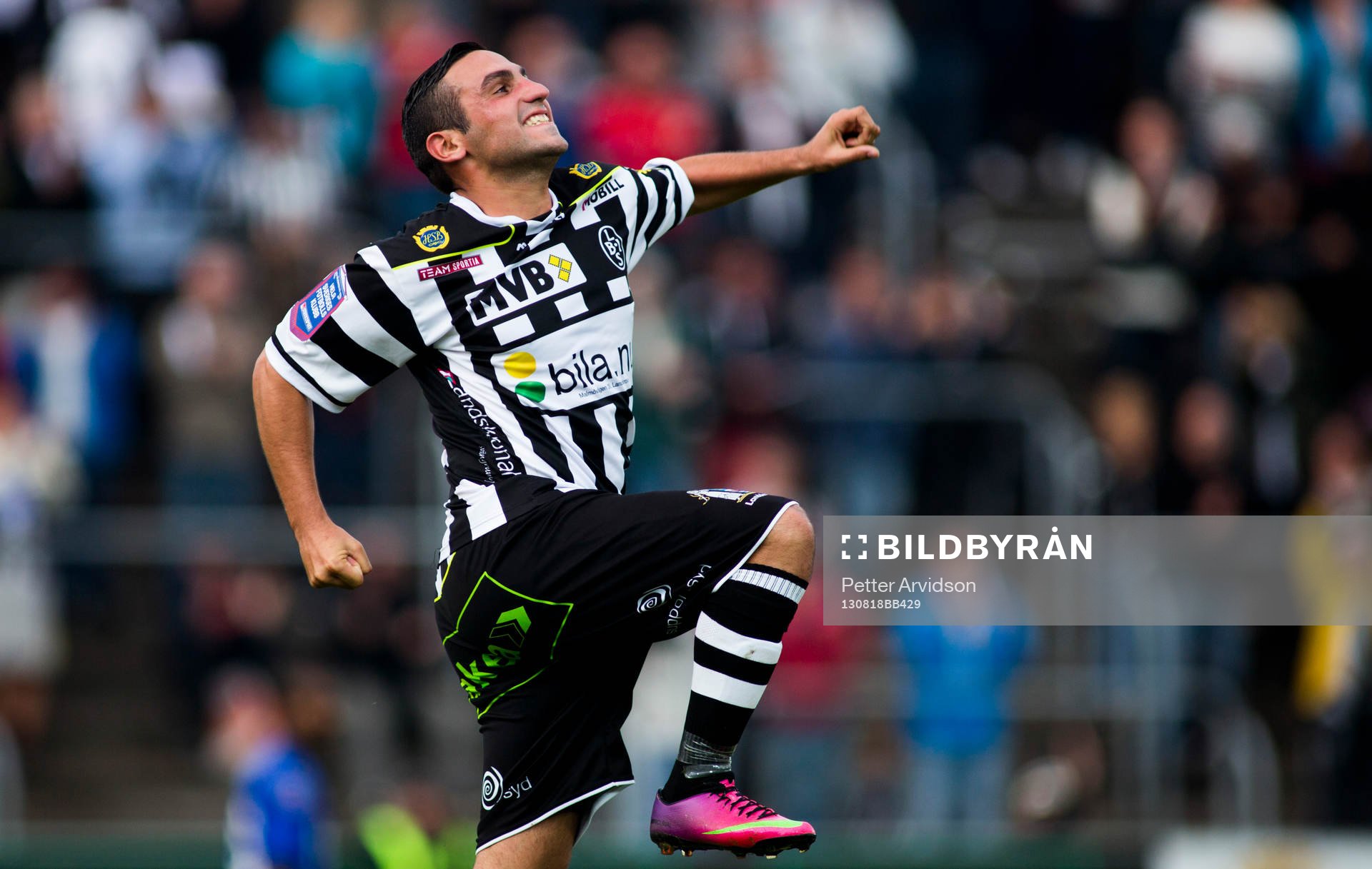 Landskronas Alexander Nilsson jublar