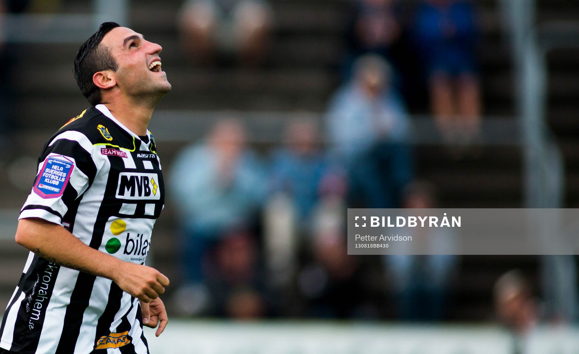 Landskronas Alexander Nilsson jublar