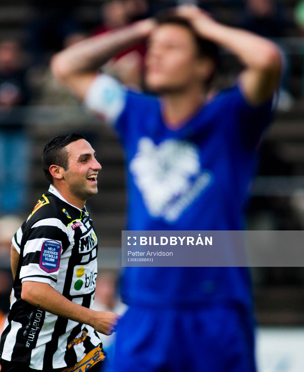 Landskronas Alexander Nilsson jublar