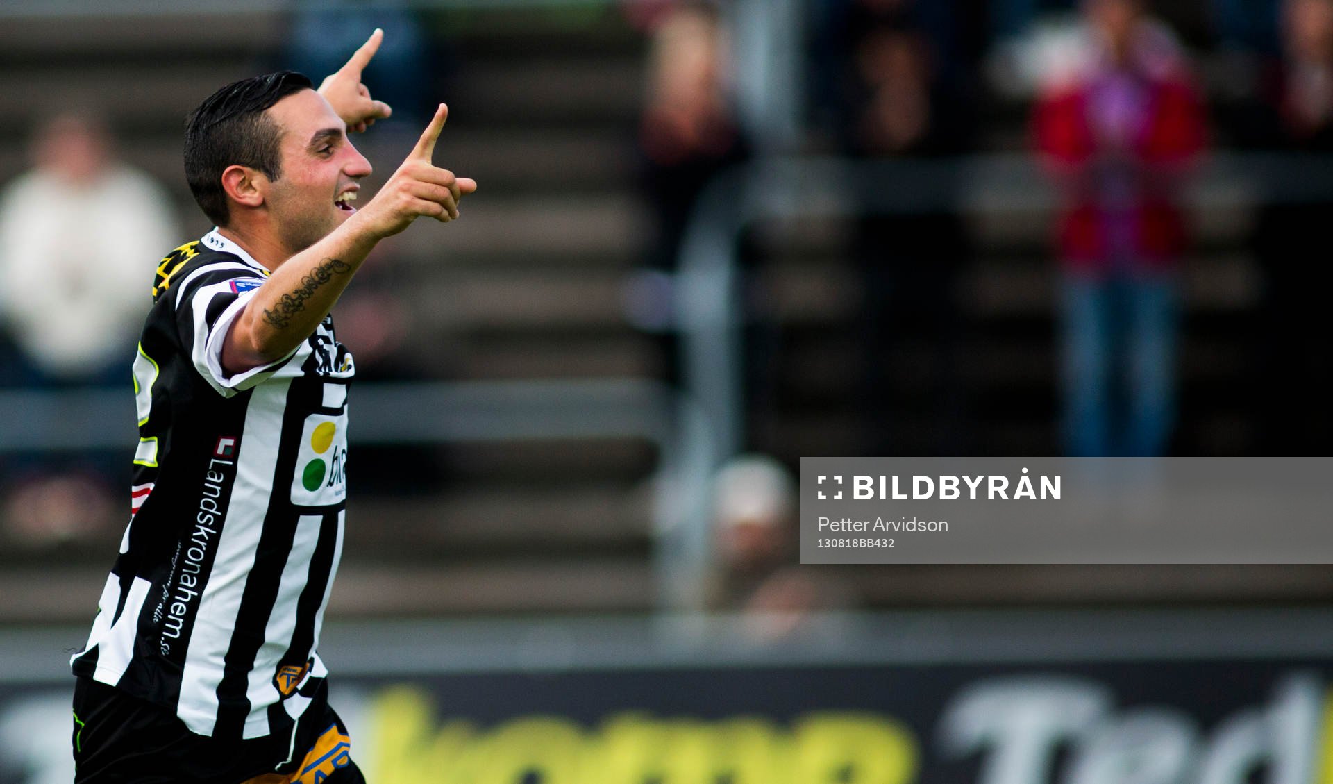 Landskronas Alexander Nilsson jublar