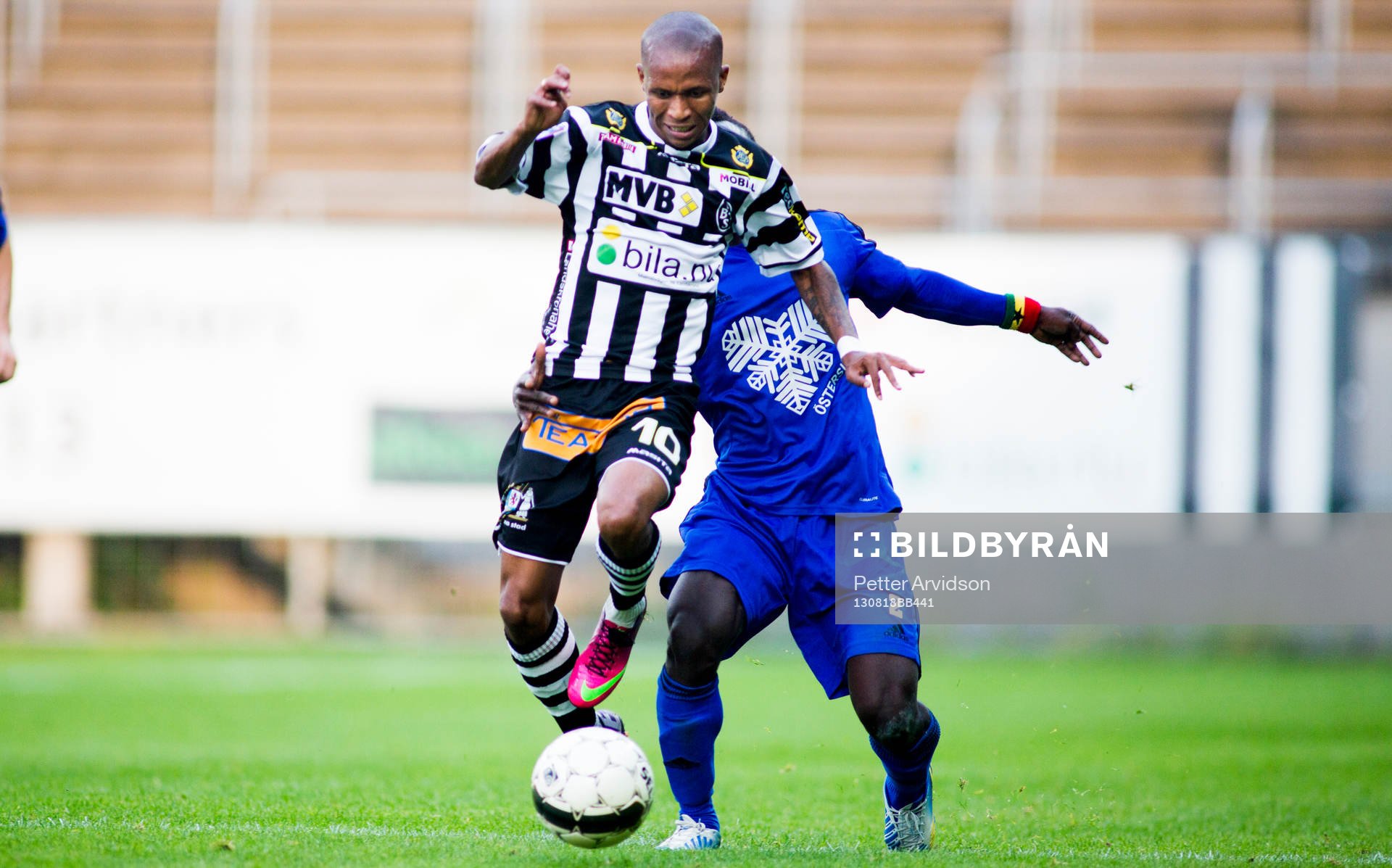 Landskronas Amethyst Bradley Ralani och Östersunds Thomas