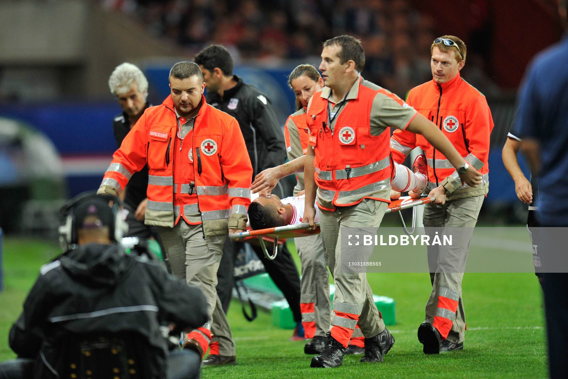 Blessure de Joshua Nadeau - 18.08.2013 - Paris Saint