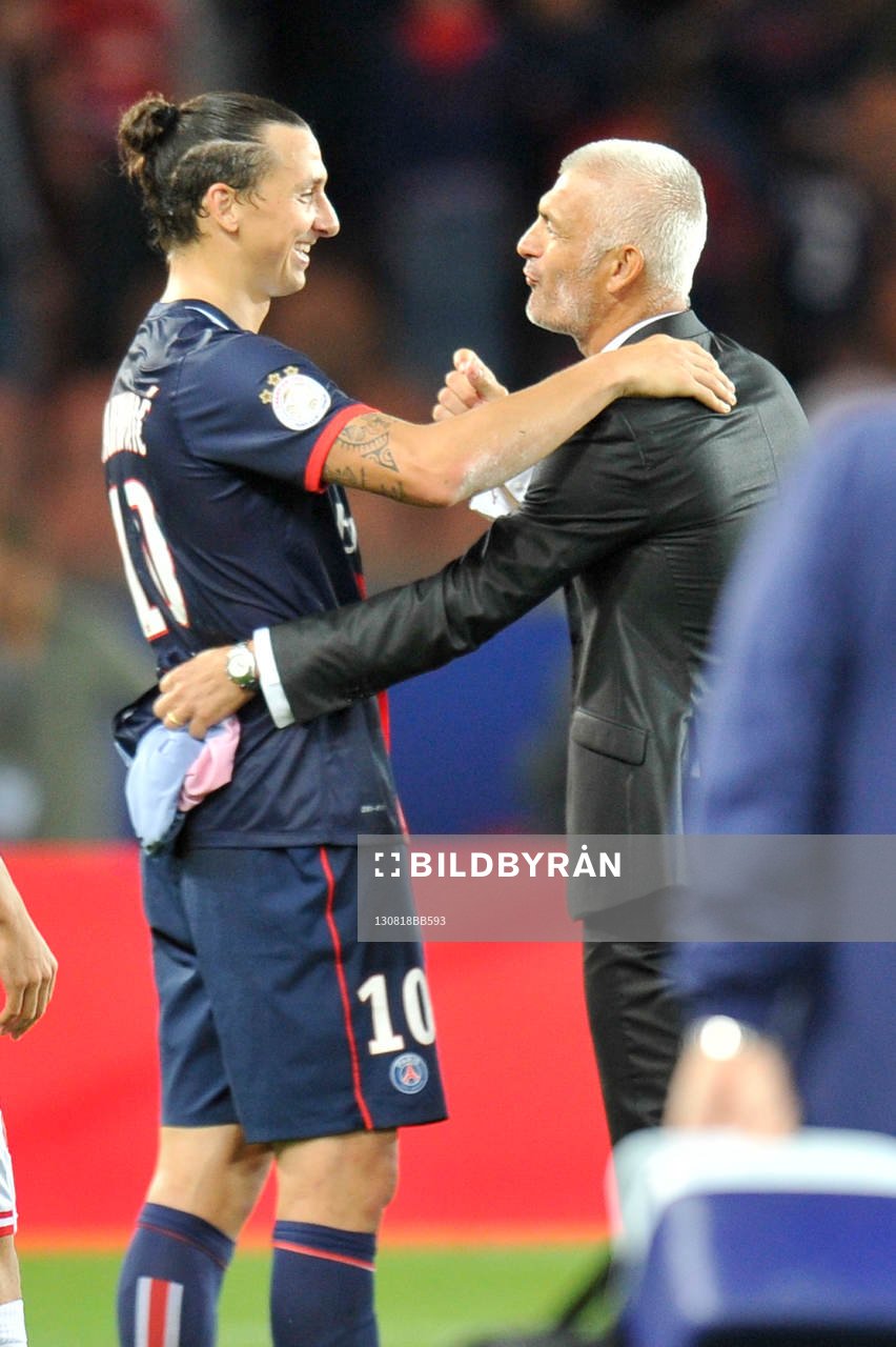 Zlatan IBRAHIMOVIC / Fabrizio RAVANELLI  - 18.08.2013 -