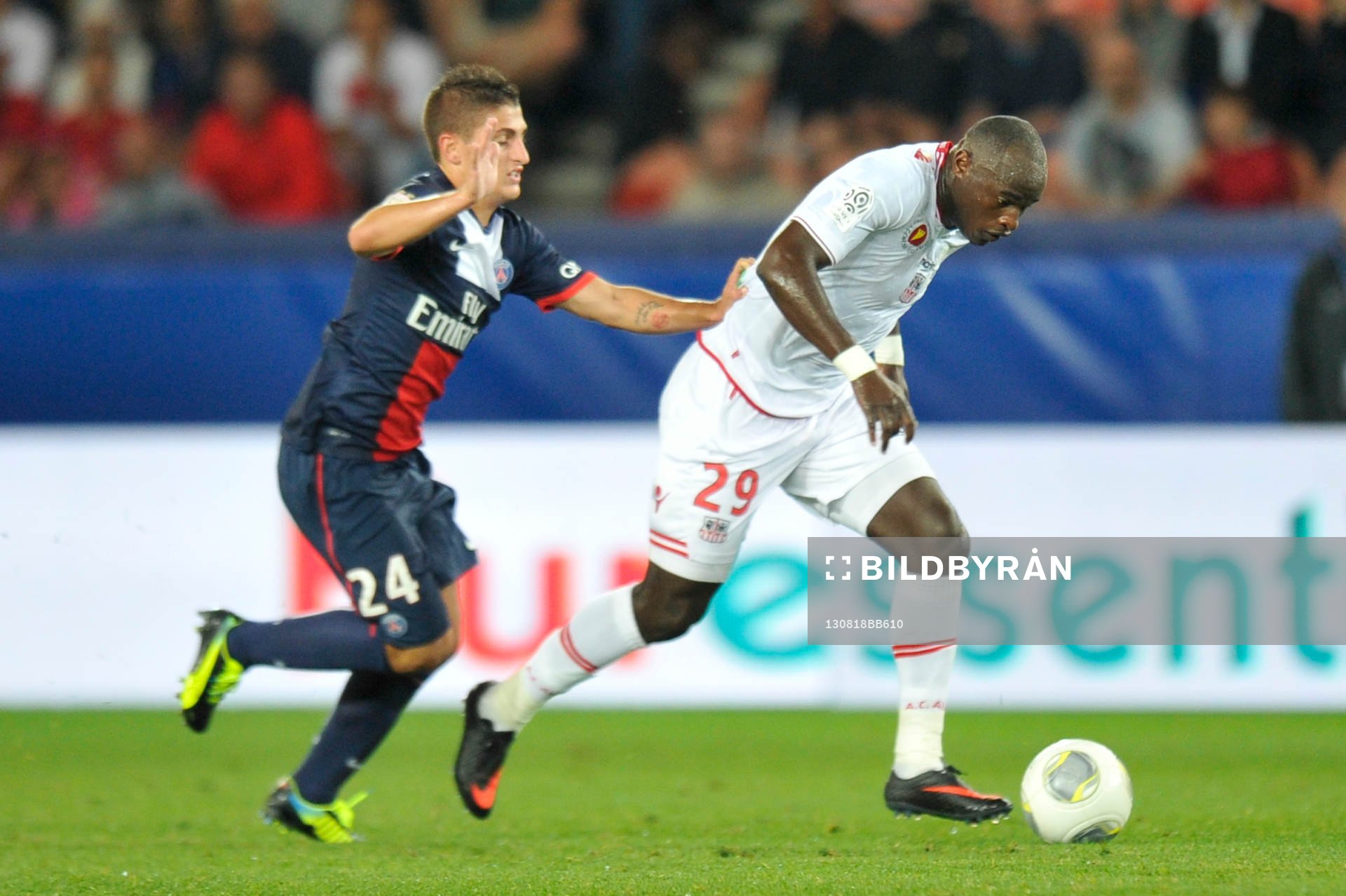 Marco VERRATTI / Dennis OLIECH   - 18.08.2013 - Paris Saint