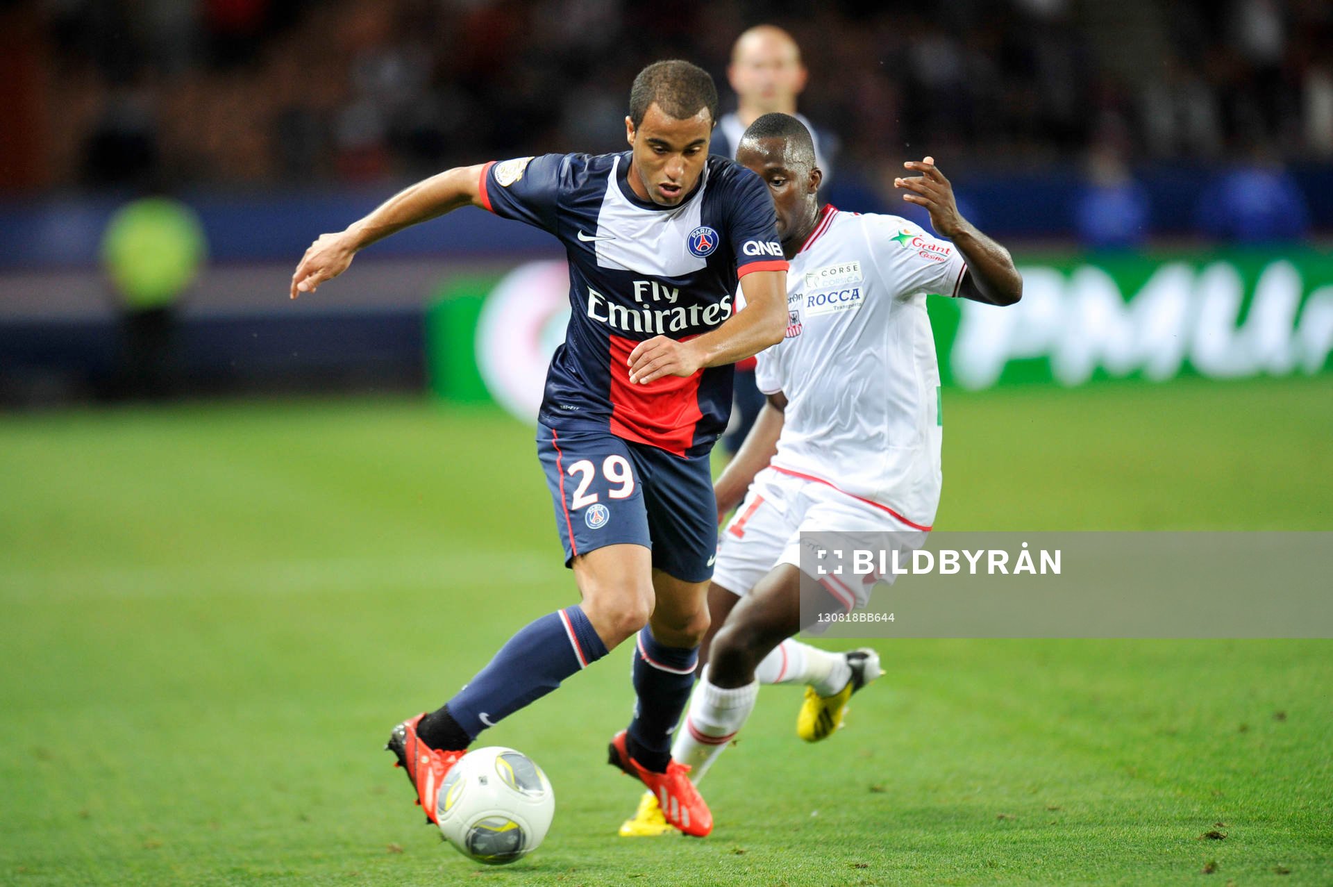 Lucas MOURA  - 18.08.2013 - Paris Saint Germain / Ajaccio -