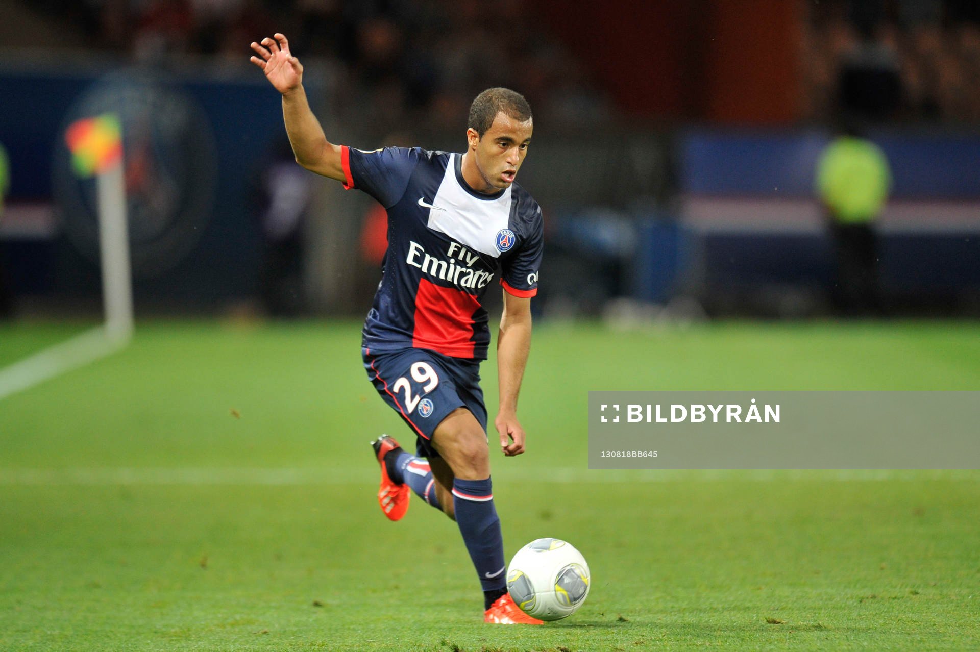 Lucas MOURA  - 18.08.2013 - Paris Saint Germain / Ajaccio -