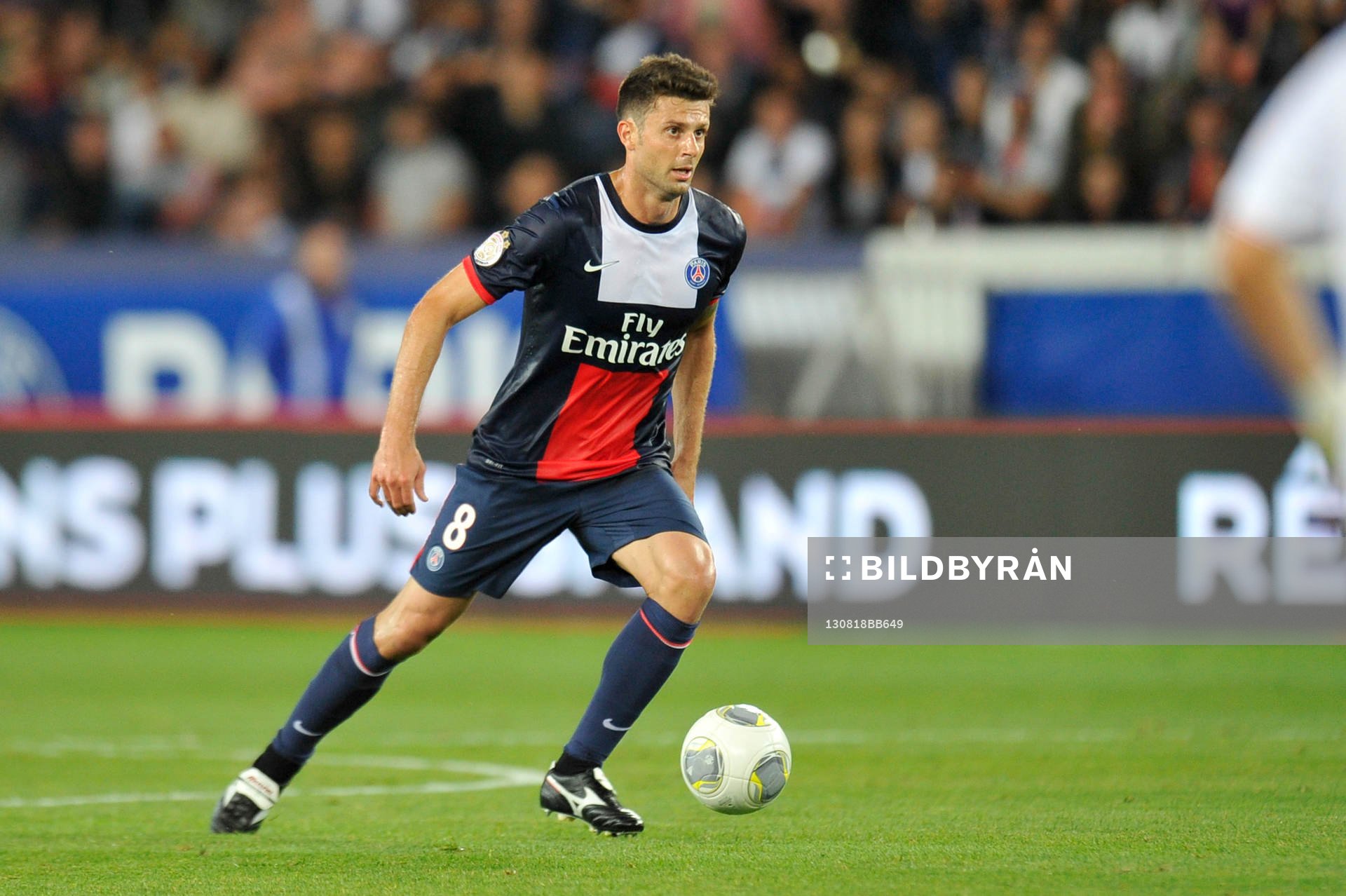  Fotboll, Franska ligan, PSG - Ajaccio: Thiago MOTTA  - 18.08.2013 - Paris Saint Germain / Ajaccio - 2eme journee de Ligue 1