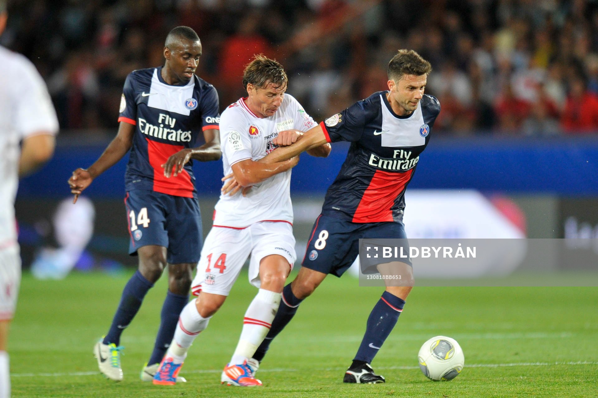 Mehdi MOSTEFA / Thiago MOTTA  - 18.08.2013 - Paris Saint