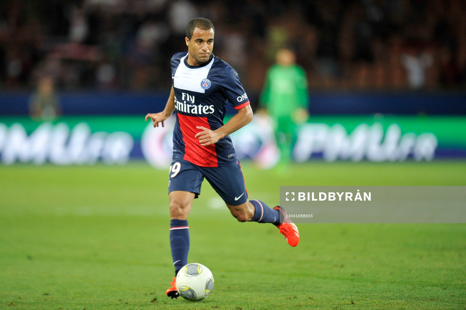 Lucas MOURA  - 18.08.2013 - Paris Saint Germain / Ajaccio -