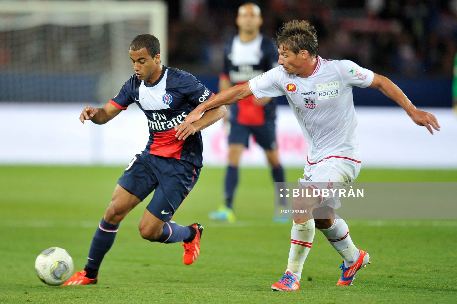 Lucas MOURA / Mehdi MOSTEFA  - 18.08.2013 - Paris Saint