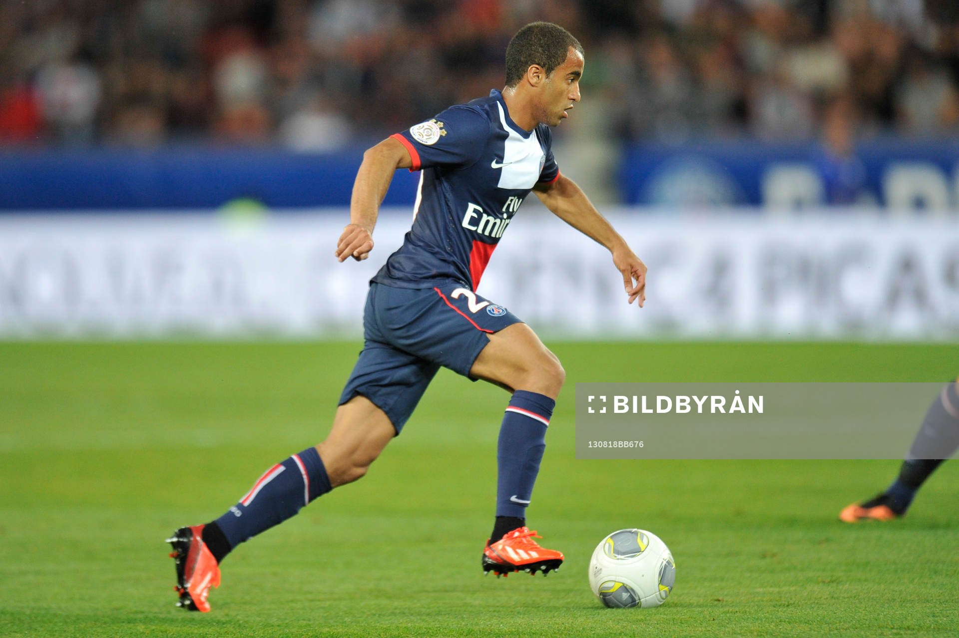 Lucas MOURA  - 18.08.2013 - Paris Saint Germain / Ajaccio -