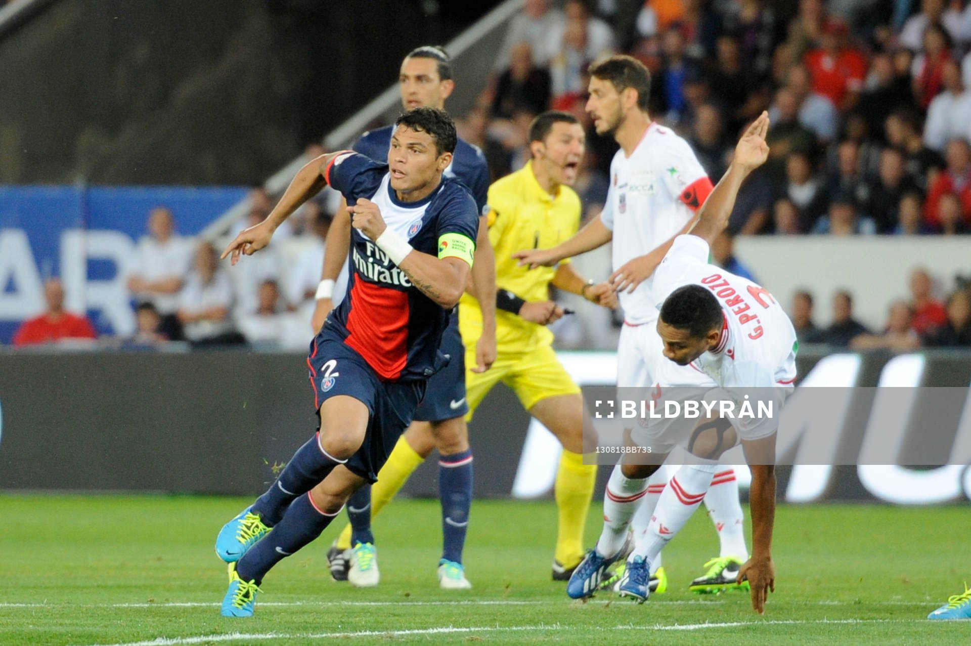 Thiago SILVA  - 18.08.2013 - Paris Saint Germain / Ajaccio